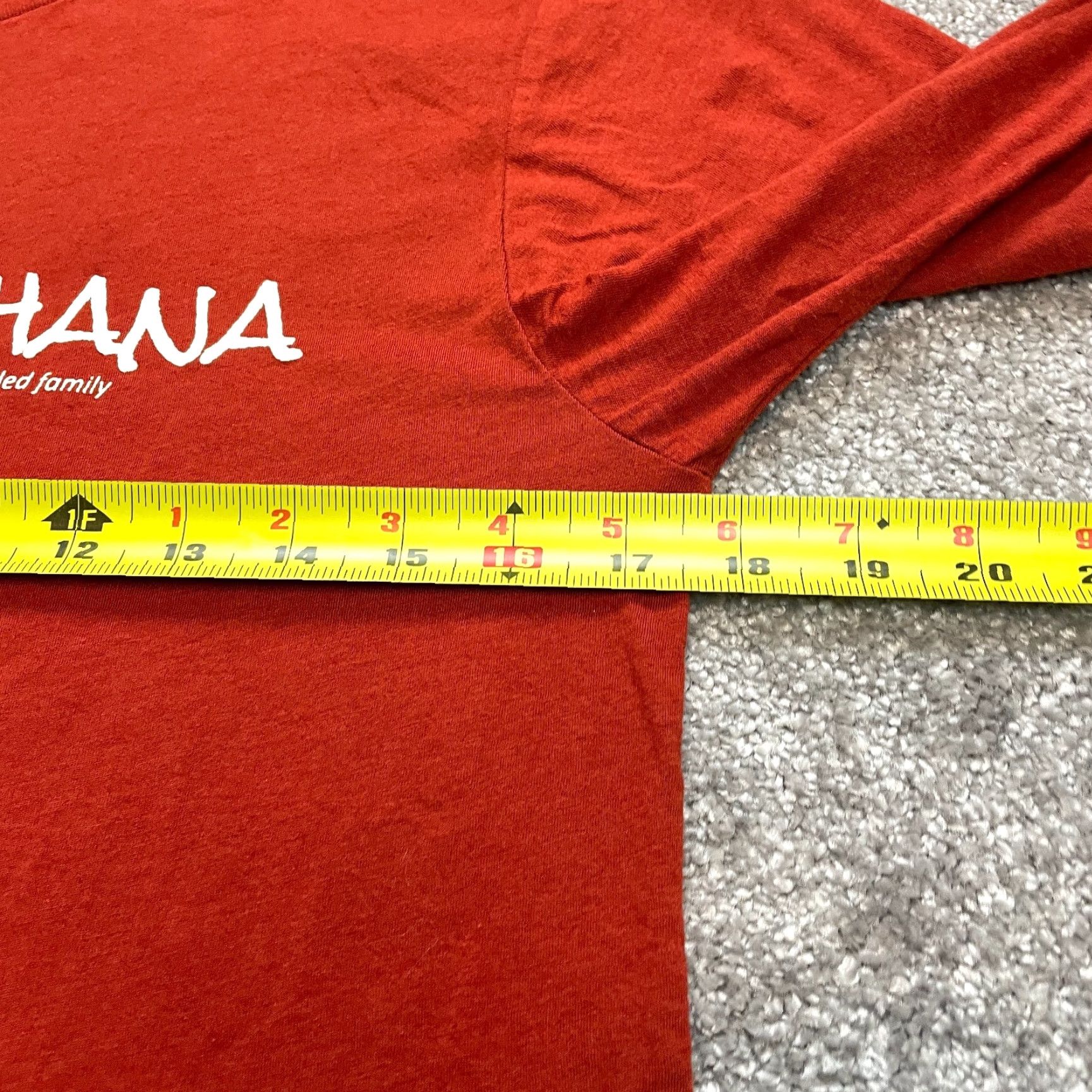Vintage Bella + Canvas Shirt Unisex Adults S Orange Long Sleeve Crew Neck Hawaiian Logo 90s Theme All Seasons Logo No N/A Size US S / EU 44-46 / 1 - 7 Thumbnail