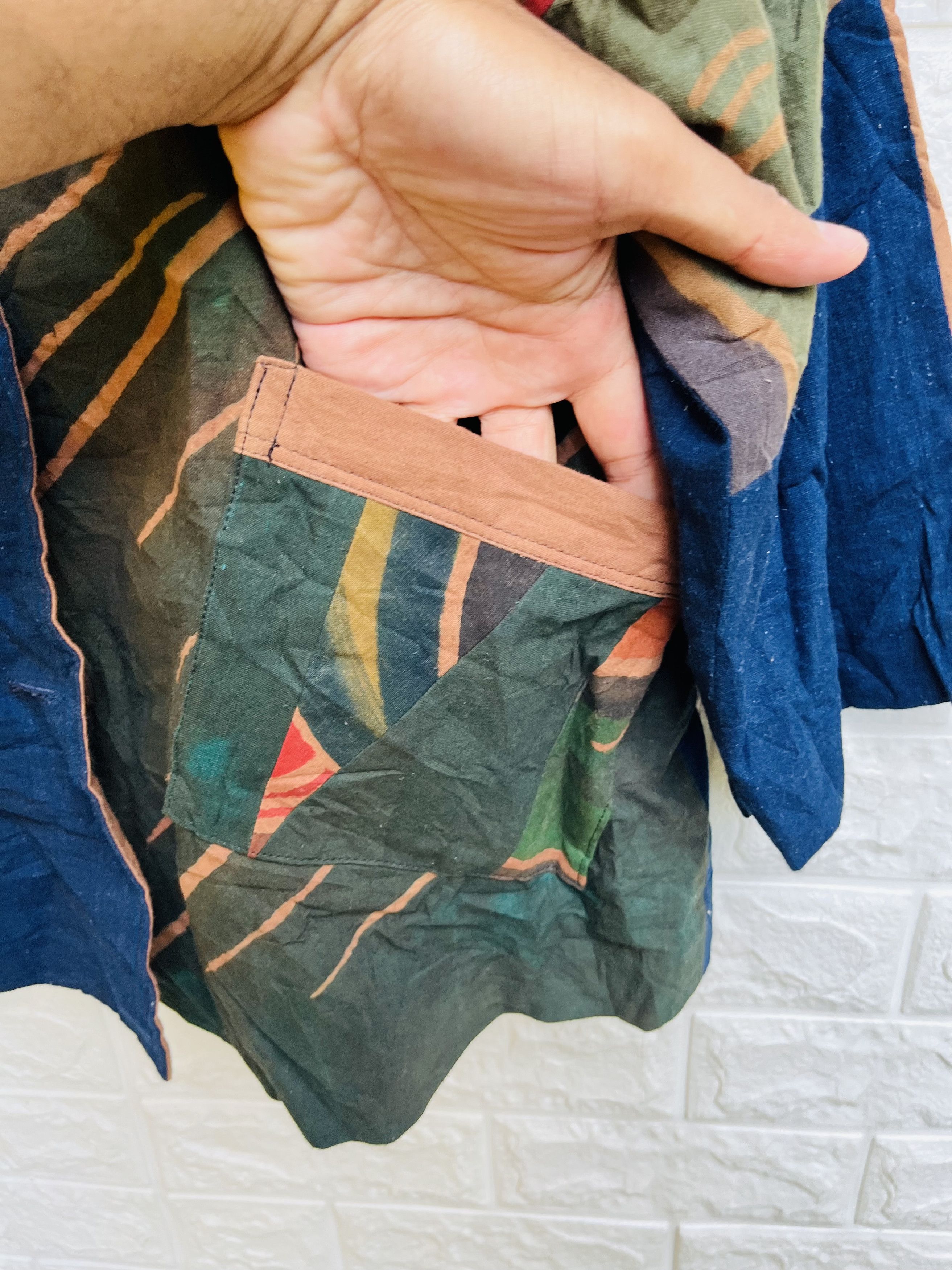Japanese Brand × Vintage Vintage Multicolour Japanese Designer Fashion Style Jacket Size L / US 10 / IT 46 - 7 Thumbnail