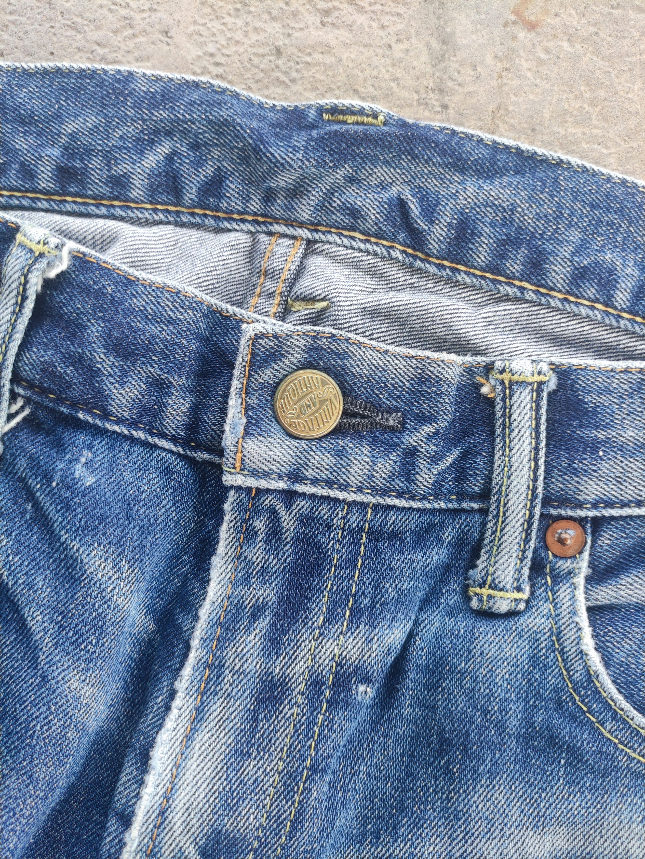 Japanese Brand Vintage Japanese Brand Faded Distressed Denim Pants Size US 32 / EU 48 - 5 Thumbnail
