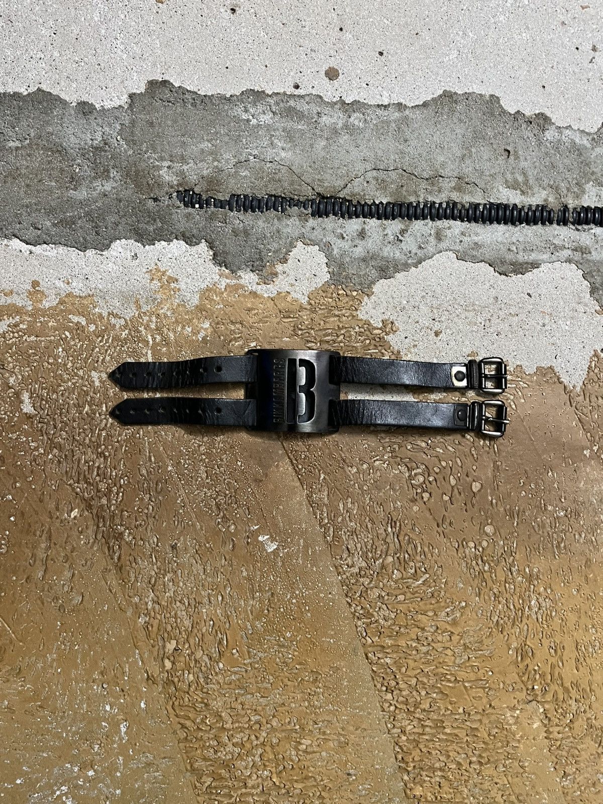 Dirk Bikkembergs Vintage Dirk Bikkembergs rare leather metal bracelet Size ONE SIZE - 1 Thumbnail