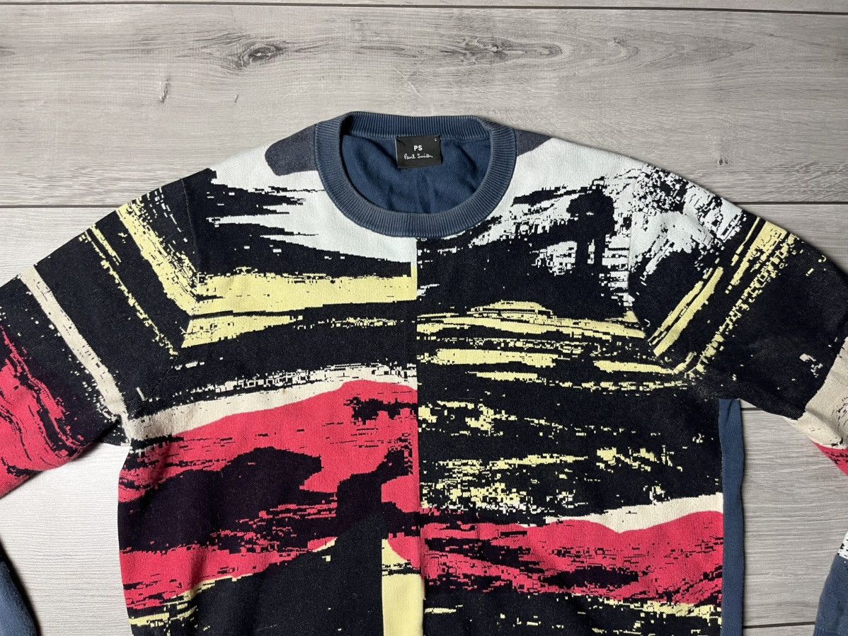 Paul Smith Paul Smith sweater printed spray pullover size M/L Size US M / EU 48-50 / 2 - 3 Thumbnail
