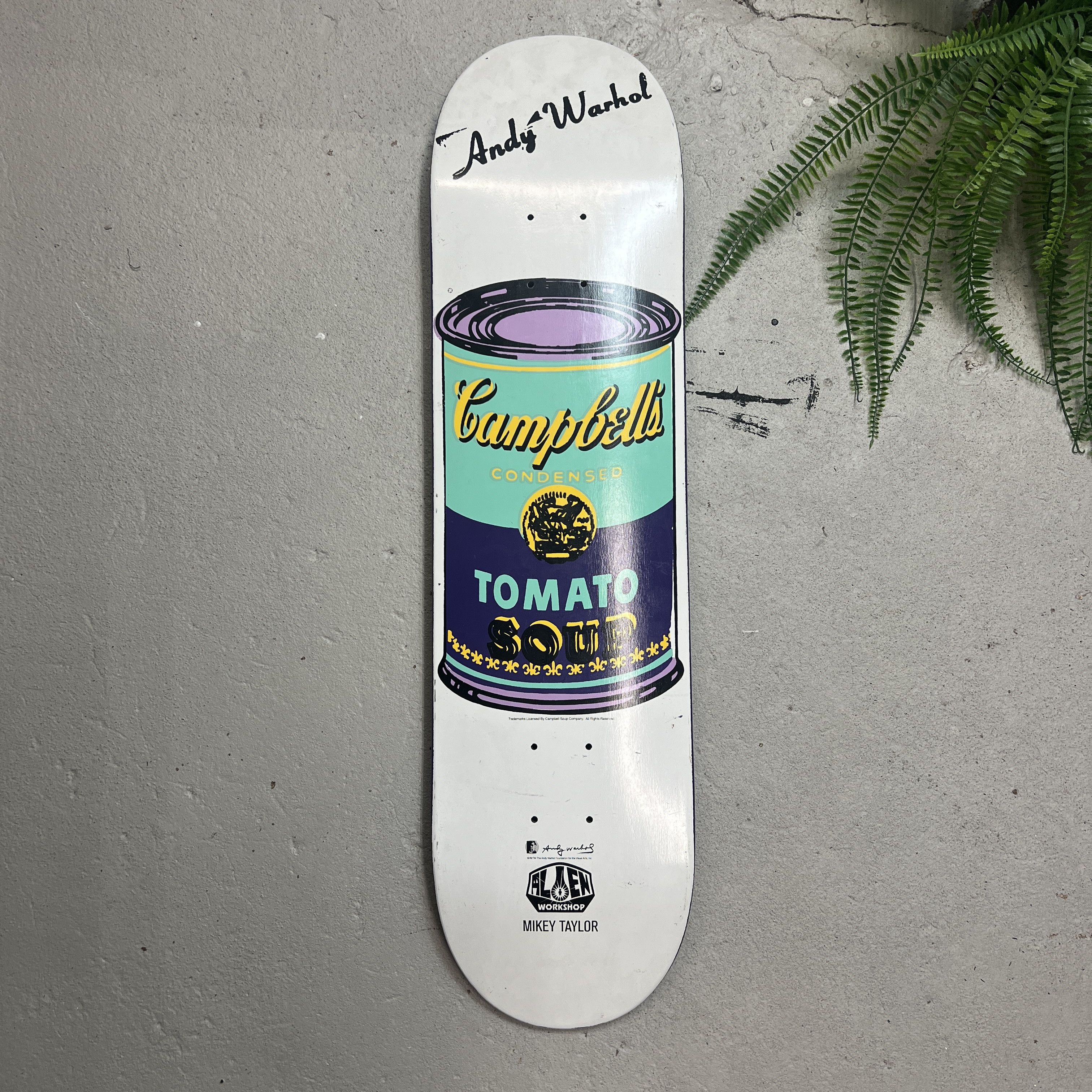 Alien Workshop Alien Workshop Andy Warhol Campbell Soup Skateboard Size ONE SIZE - 1 Thumbnail