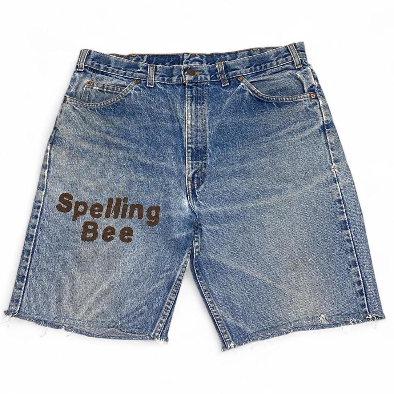Levi's Vintage orange tab Levi custom denim shorts Size US 37 - 1 Thumbnail