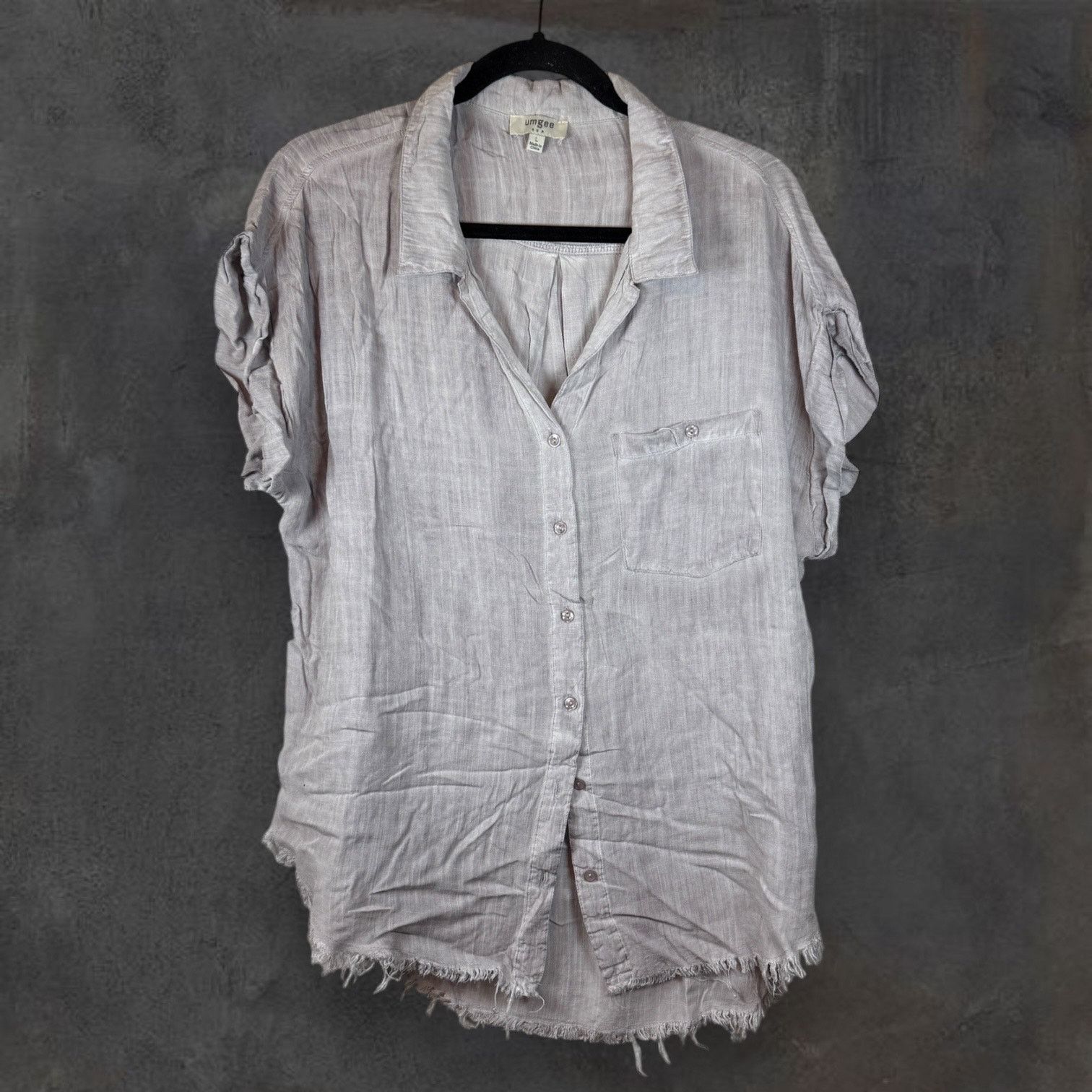 Other Umgee Top Button Blouse Light Purple Women's Size Large Size L / US 10 / IT 46 - 1 Thumbnail