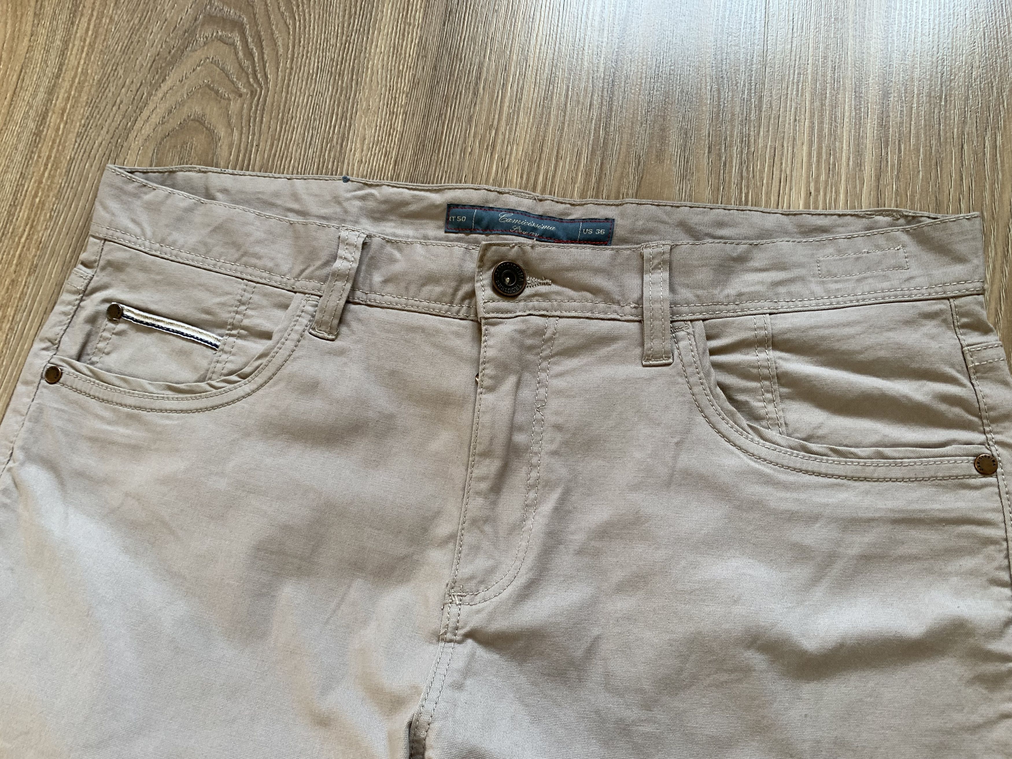 Vintage Camicissima Mens Chino Pants Trousers Size US 36 / EU 52 - 4 Thumbnail