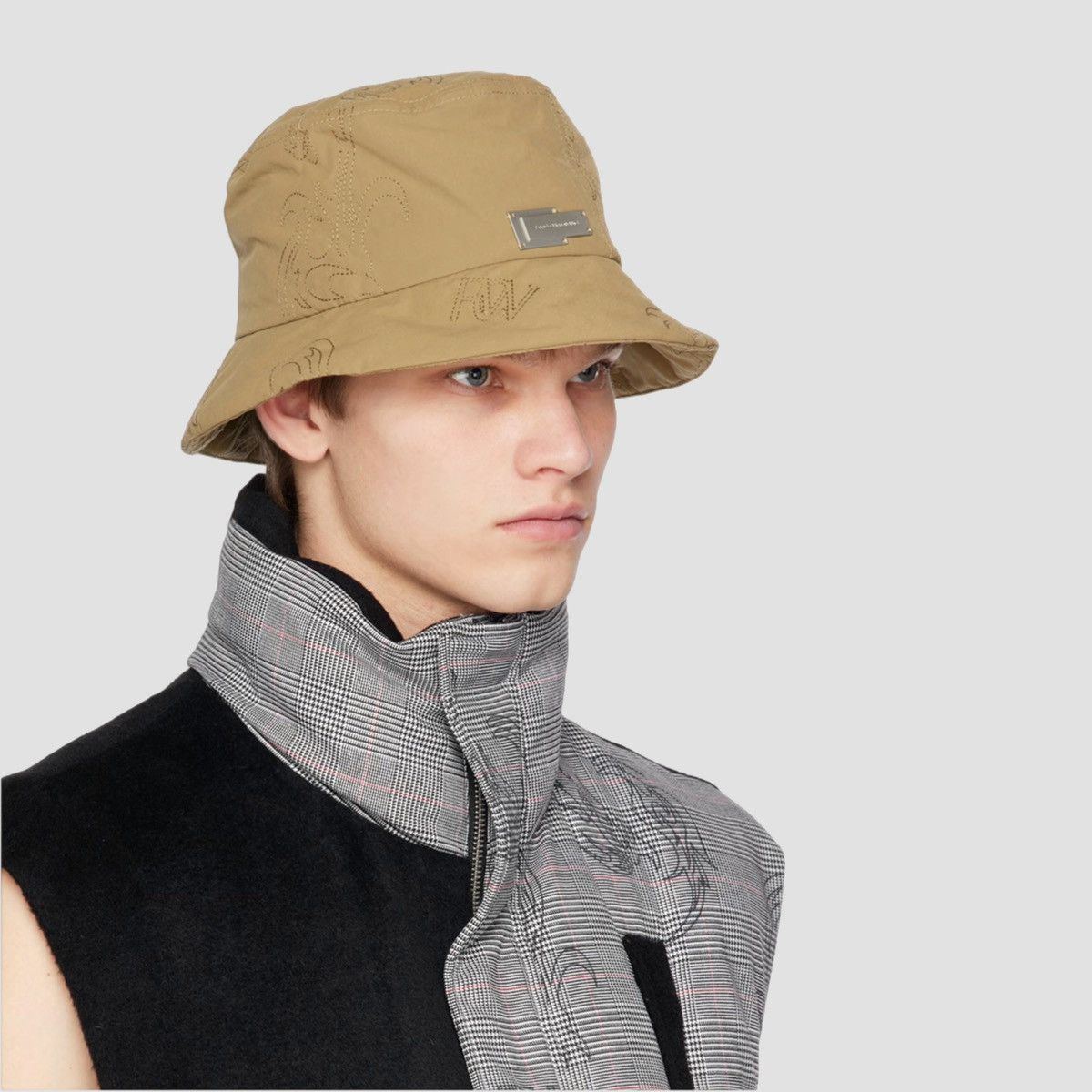 Feng Chen Wang Feng Chen Wang Quilted Bucket Hat Size ONE SIZE - 7 Thumbnail