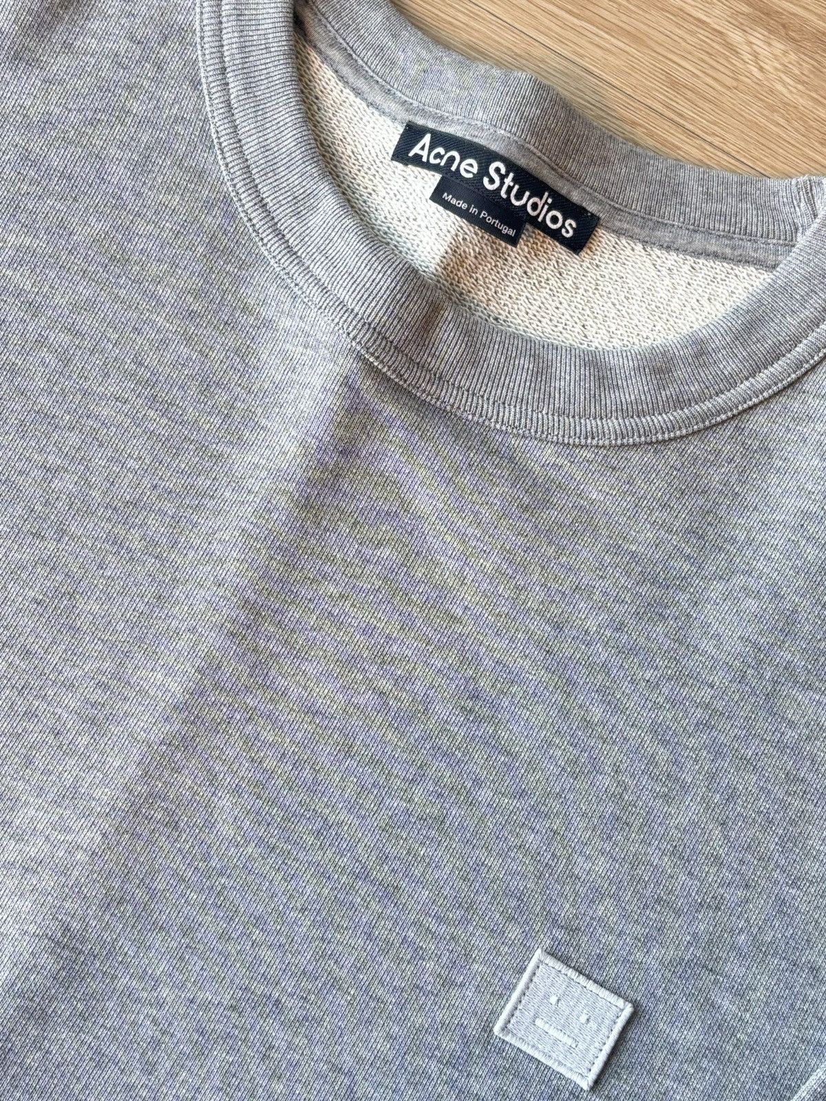 Acne Studios Acne Studios - Men’s Face Patch Sweater Size US L / EU 52-54 / 3 - 6 Thumbnail