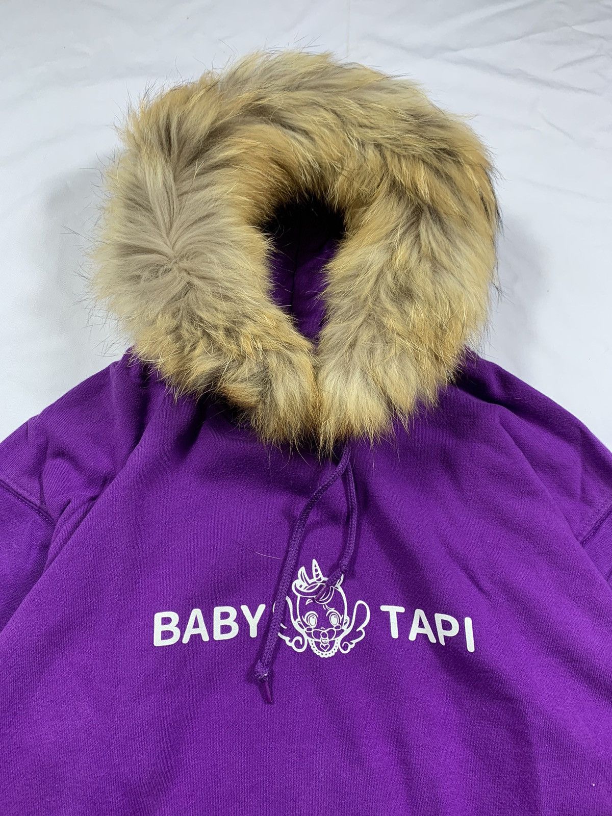 If Six Was Nine × Japanese Brand × Le Grande Bleu (L.G.B.) Japanese Purple baby tapi up Fur Hoodie lgb style Size US XL / EU 56 / 4 - 3 Thumbnail