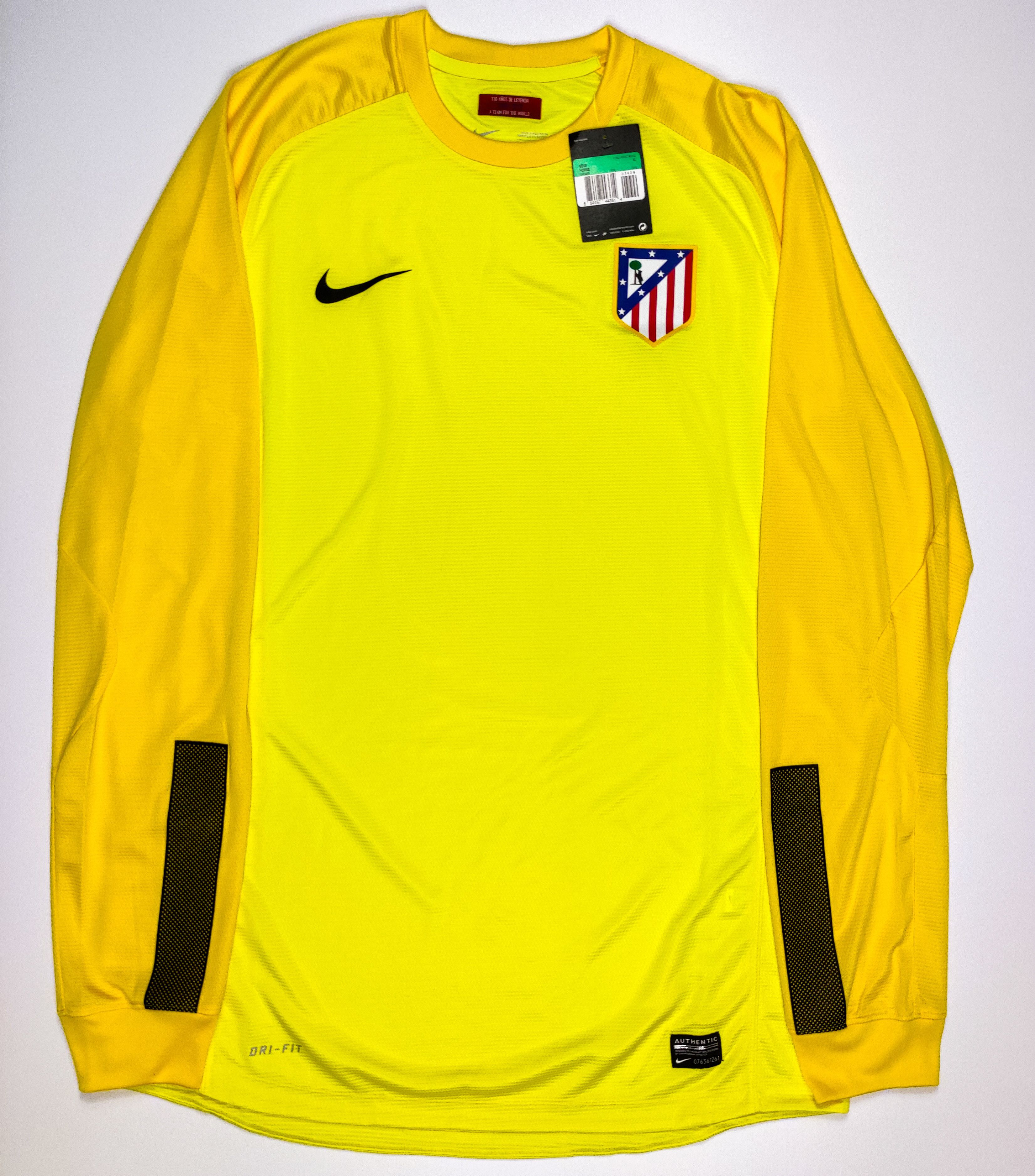 Nike BNWT Authentic Atletico Madrid Nike 2013 2014 Goalkeeper Kit Size US XL / EU 56 / 4 - 7 Thumbnail