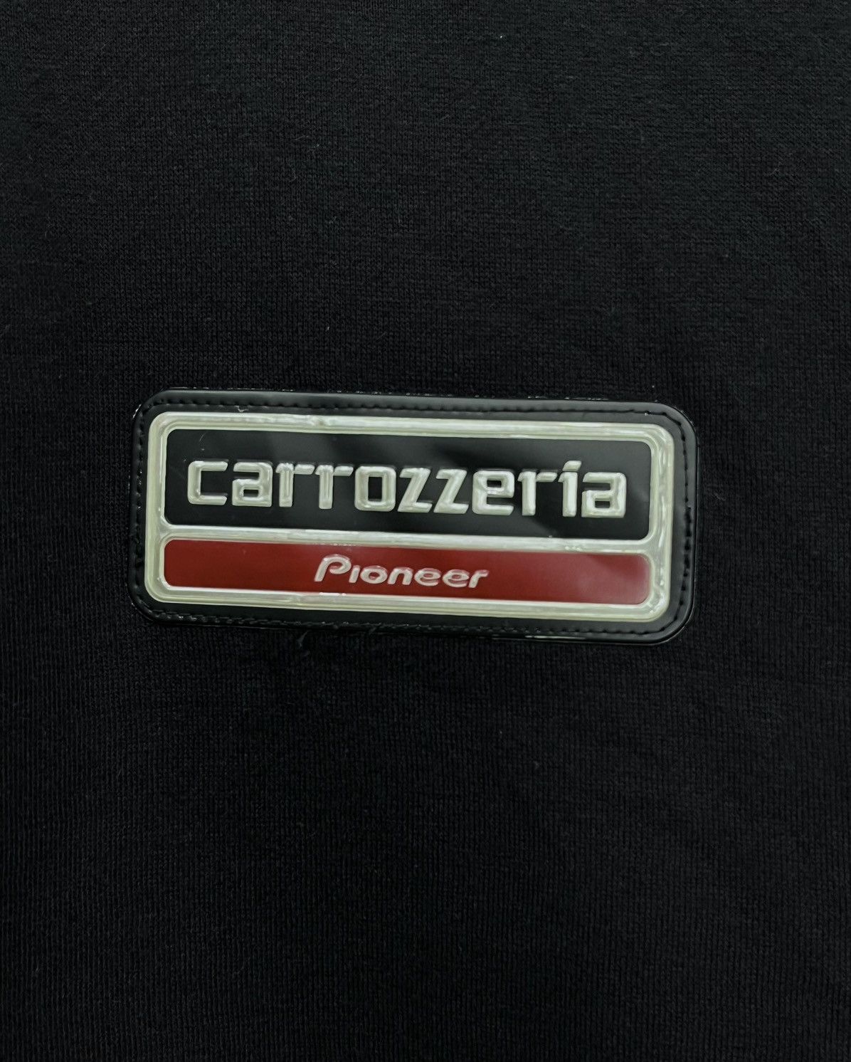 Lad Musician 🎶RARE 90's CARROZZERIA PIONEER Japan Stripe Sleeves Sweater Size US L / EU 52-54 / 3 - 6 Thumbnail