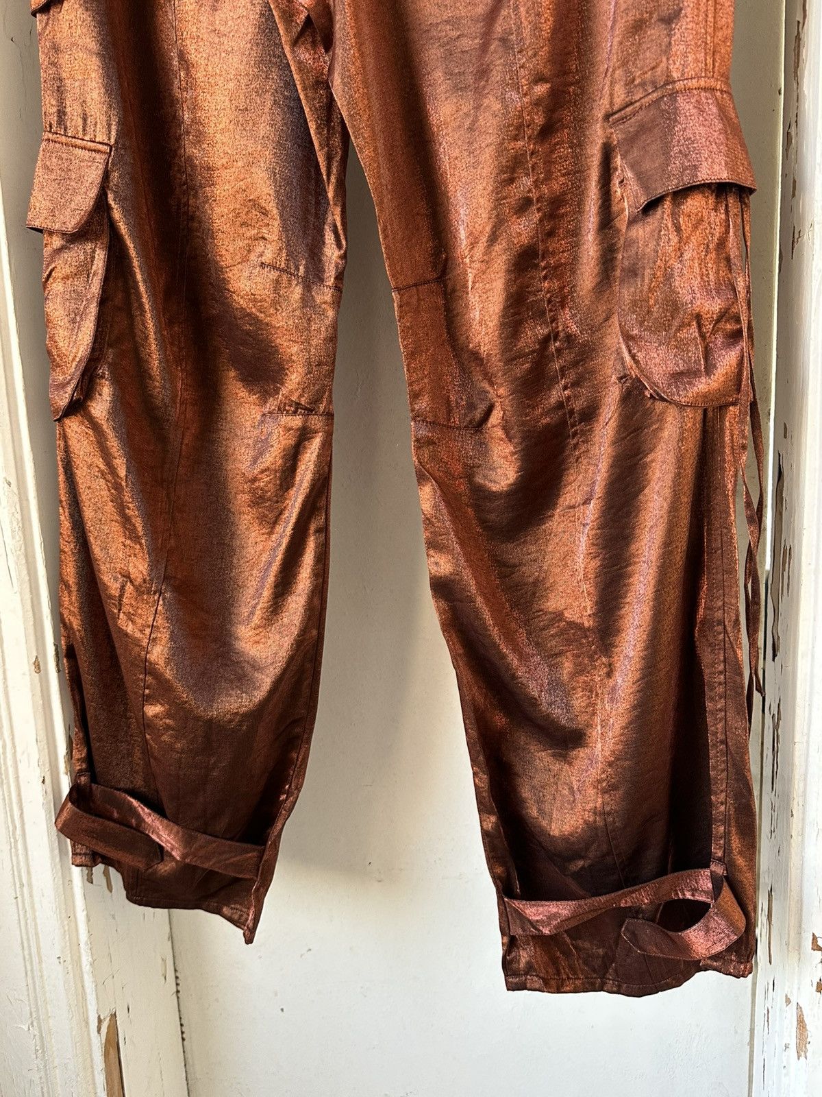 20471120 × Beauty Beast × Vintage Vintage Cargo Bondage Bronze Pants Size 32" / US 10 / IT 46 - 10 Thumbnail