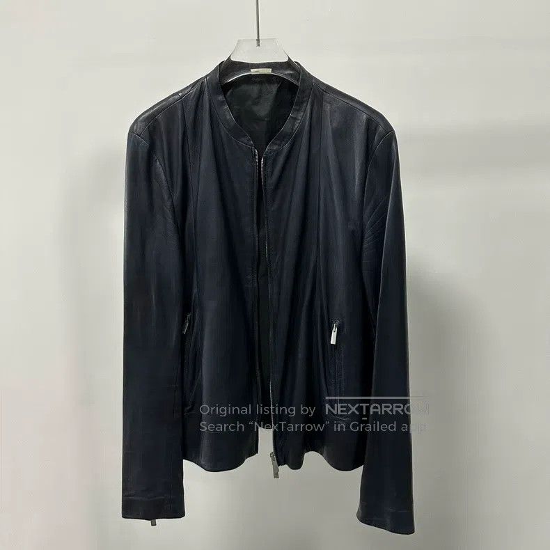 Fendi FENDI Zipper Leather Jacket i Size US M / EU 48-50 / 2 - 1 Thumbnail