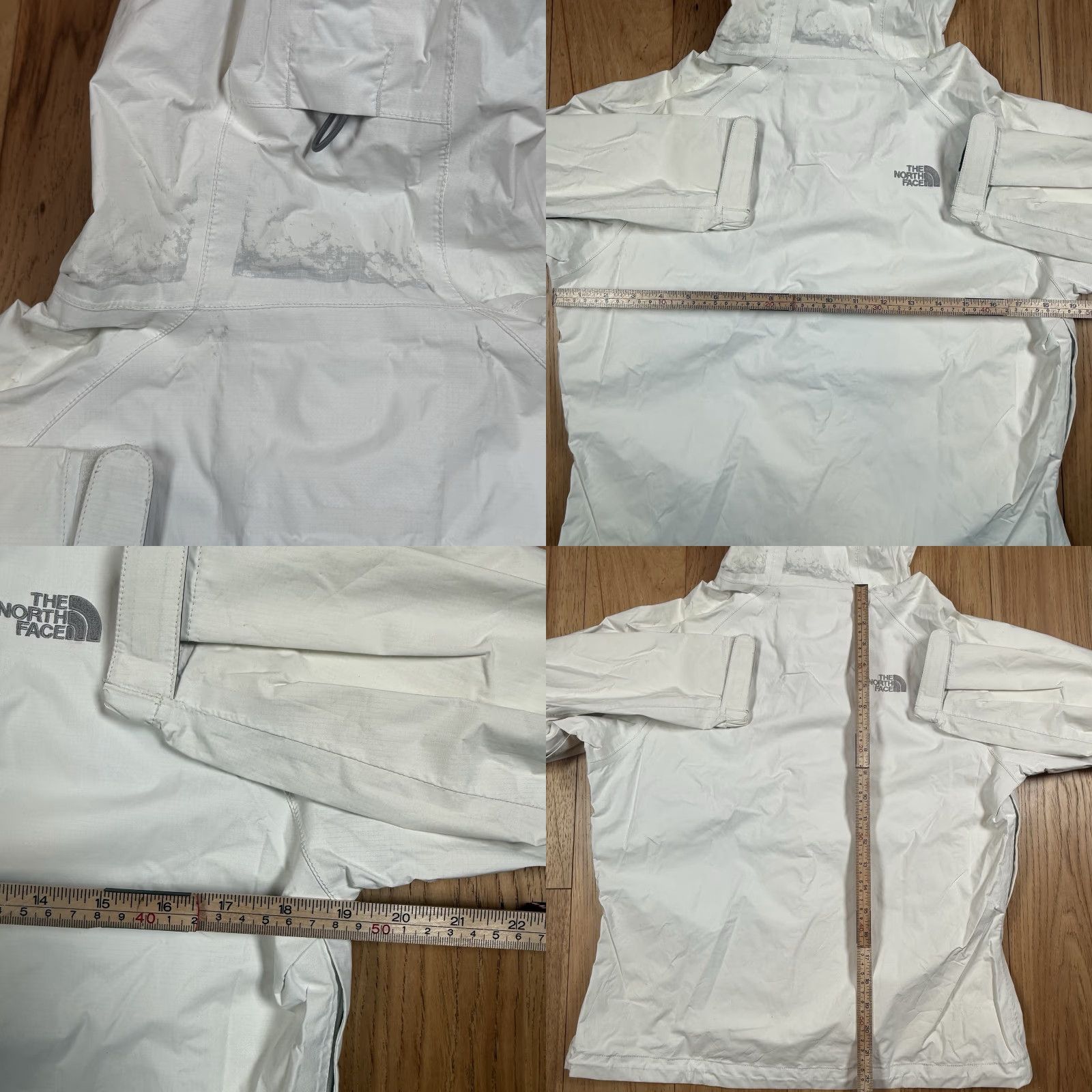 The North Face VINTAGE The North Face Windbreaker Jacket Womens XS White Hyvent 2.5 Waterproof Light Size XS / US 0-2 / IT 36-38 - 8 Thumbnail