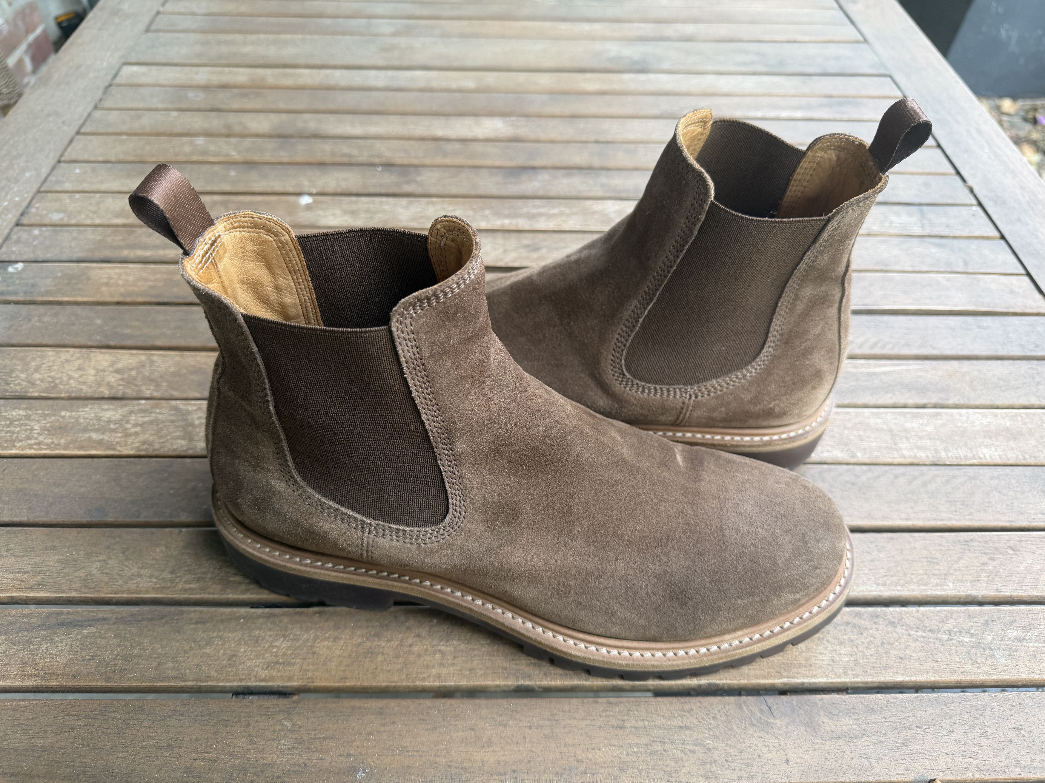 Officine Creative Officine Creative Boss Suede Chelsea Boots - UK 44 Size US 11 / EU 44 - 2 Thumbnail