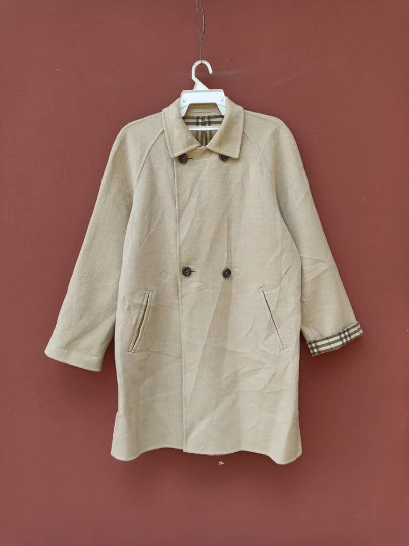 Burberry Vintage Burberrys Wool Trench coat Size US M / EU 48-50 / 2 - 1 Thumbnail