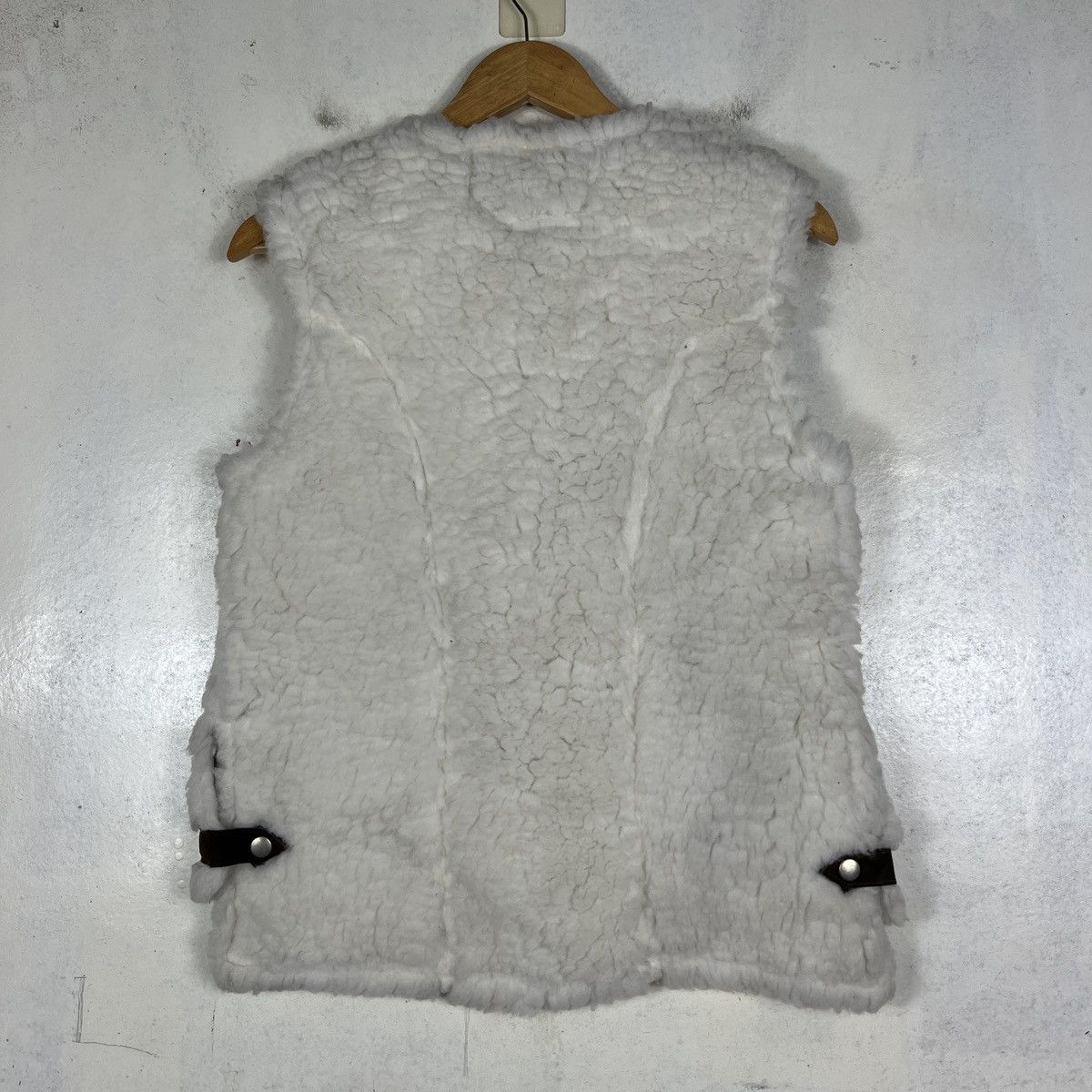Vintage Equitex Faux Fur Pile Vest Made In England