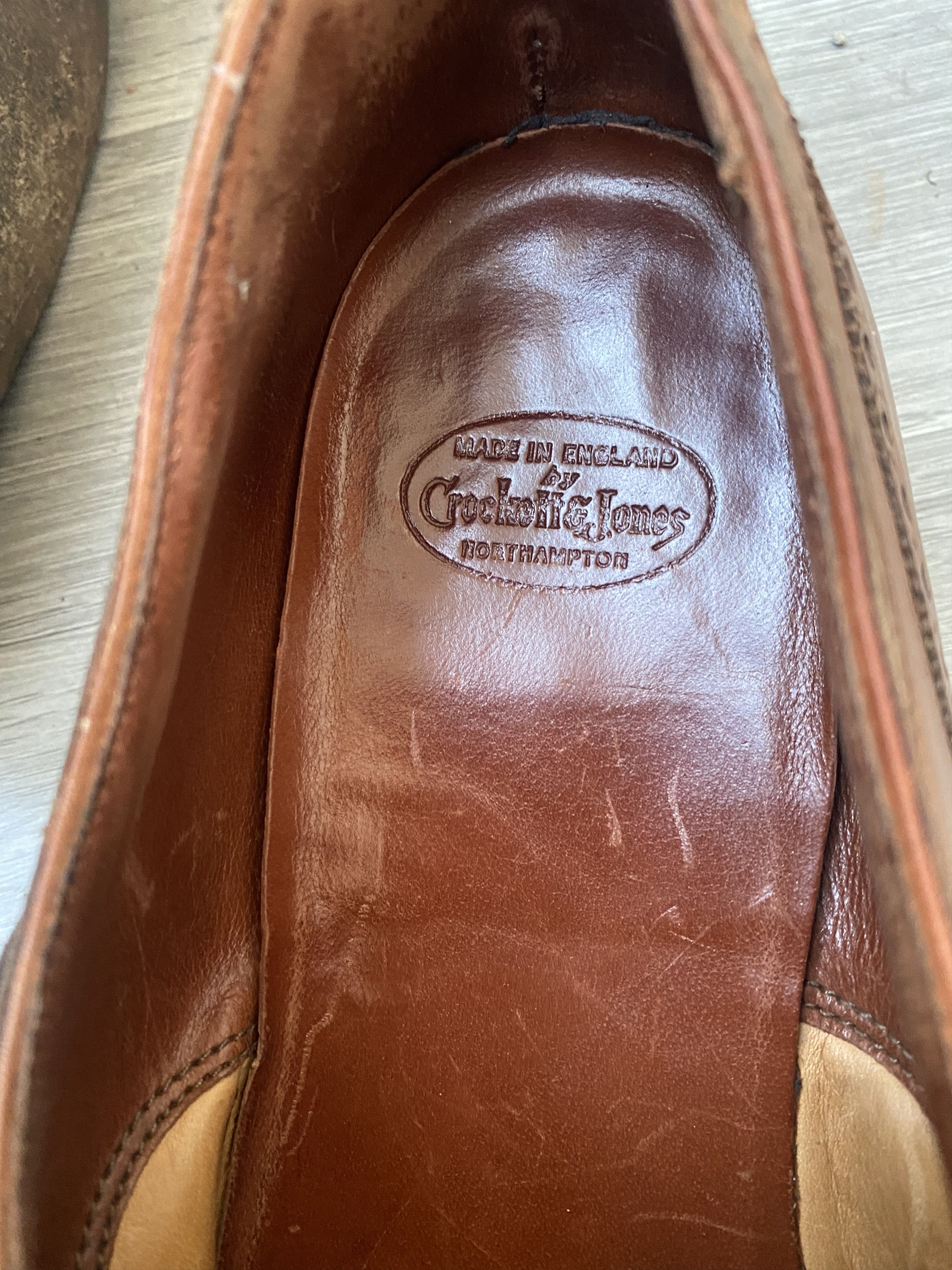 Crockett & Jones Crockett and jones cliford wingtip oxford sz 11.5 Size US 12.5 / EU 45-46 - 14 Thumbnail