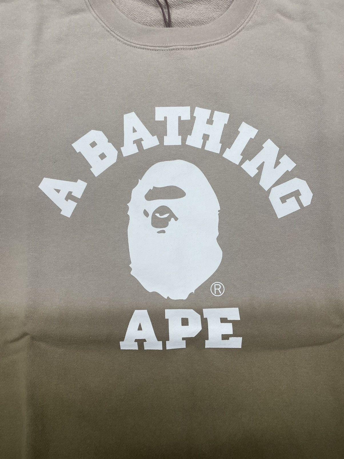 Bape BAPE COLLEGE GRADATION S/S SWEAT CREWNECK Size US XXL / EU 58 / 5 - 3 Thumbnail