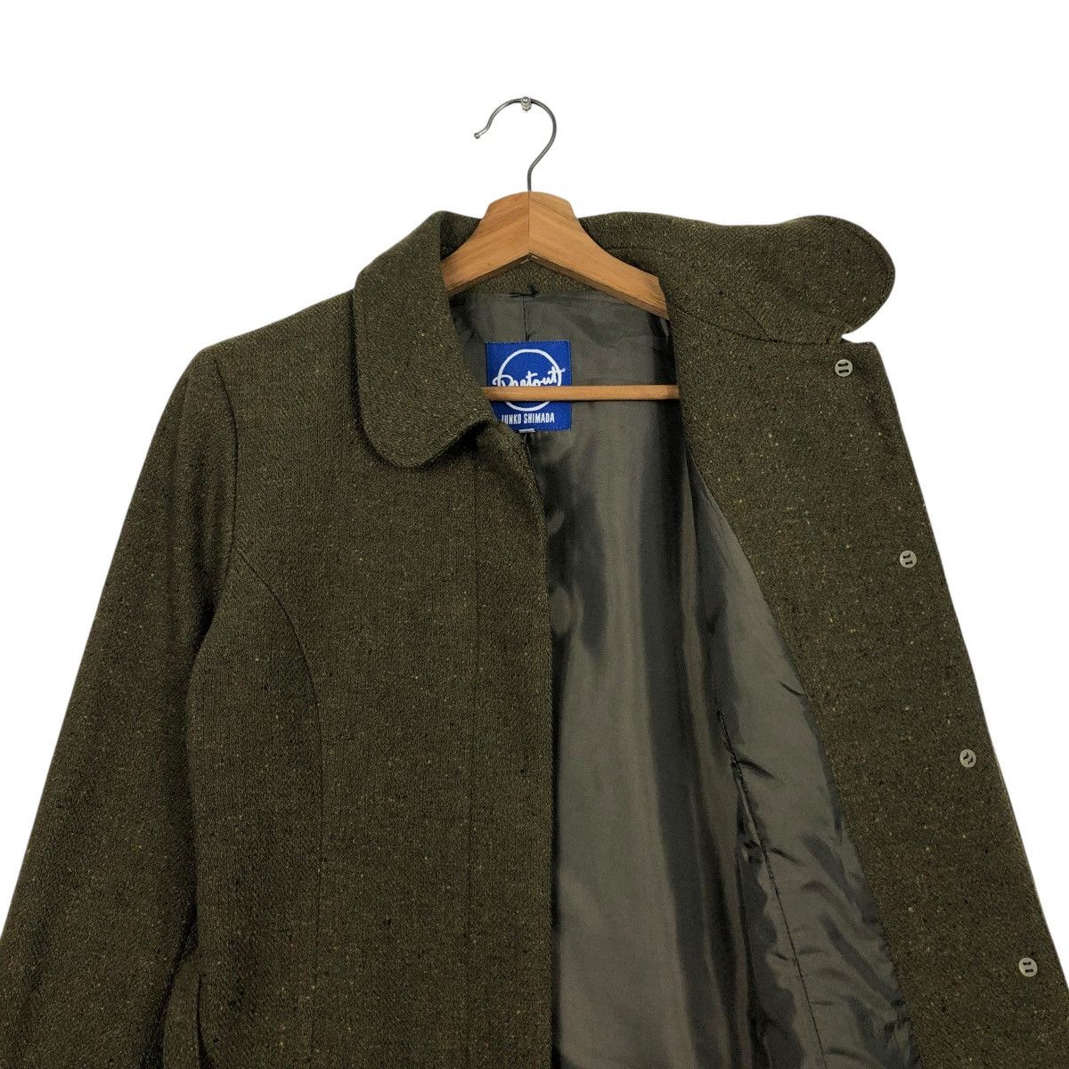 Japanese Brand × Junko Shimada 🔥LONG JACKET STRAIGHT BUTTON JUNKO SHIMADA MILITARY DESIGN Size M / US 6-8 / IT 42-44 - 14 Thumbnail