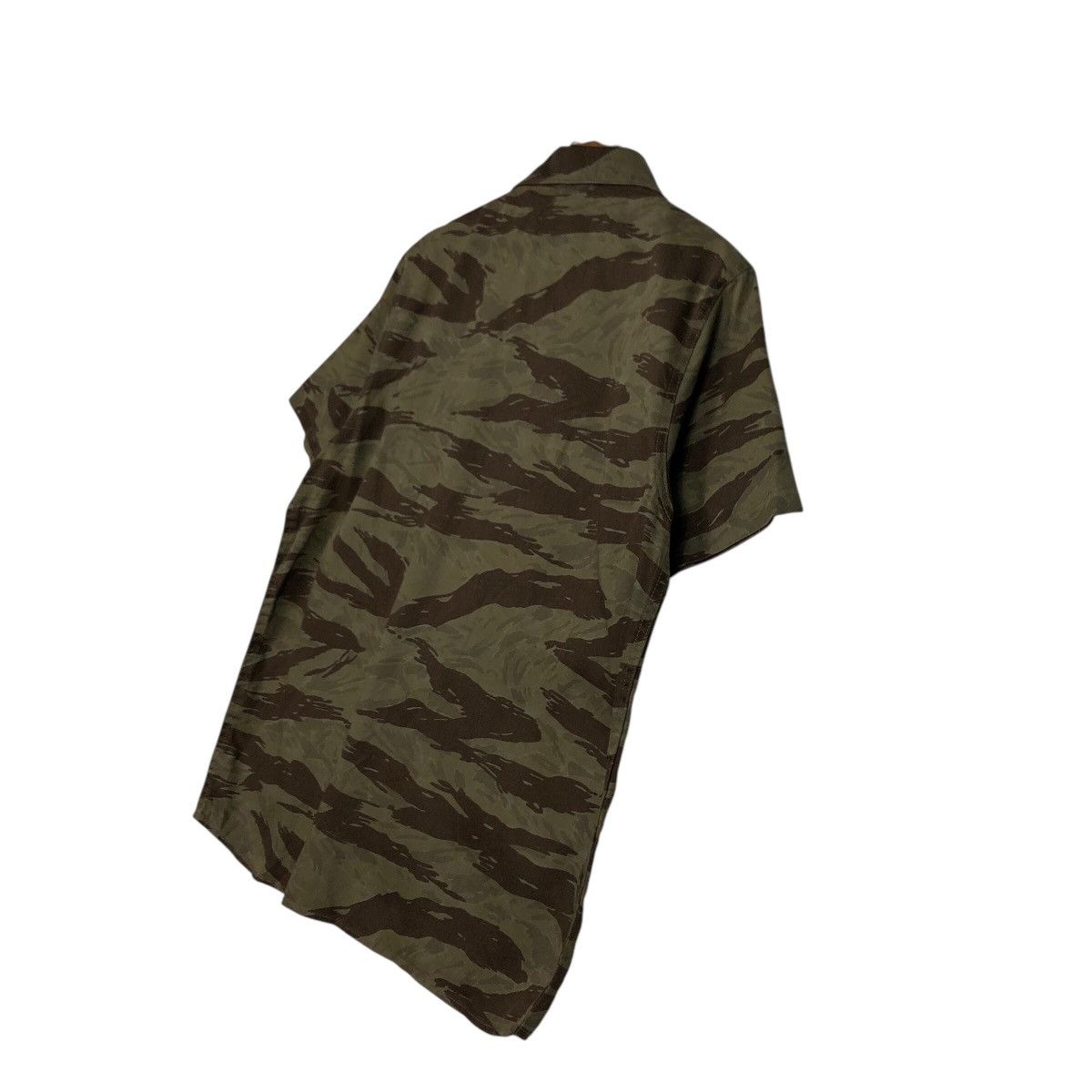 Vintage 📌Vintage Tiger Striped Camouflage Shirt Houstan Usa Size US M / EU 48-50 / 2 - 11 Thumbnail