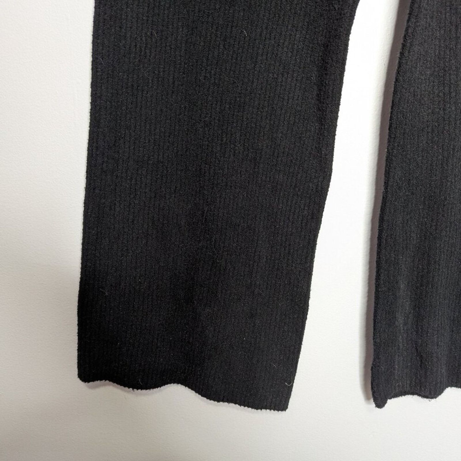 Athleta Black Felicity Cozy Pant Cashmere Blend Pockets XL
