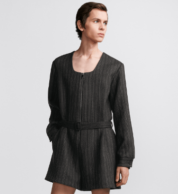 Dior o1w1db10625 Zipped Romper in Black Size US 30 / EU 46 - 5 Thumbnail
