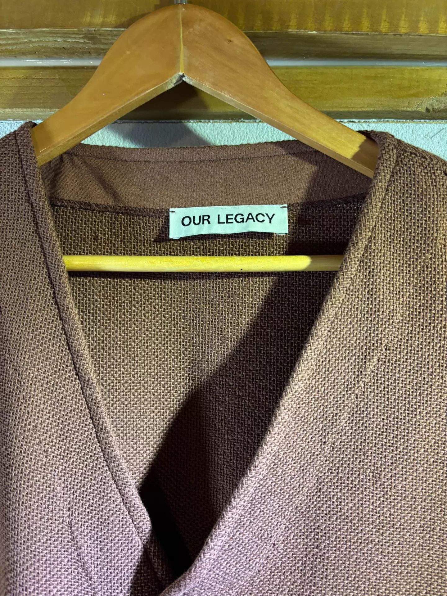Our Legacy our legacy linen-cotton boxy vest 48 95% fruit buttons Size US M / EU 48-50 / 2 - 2 Thumbnail