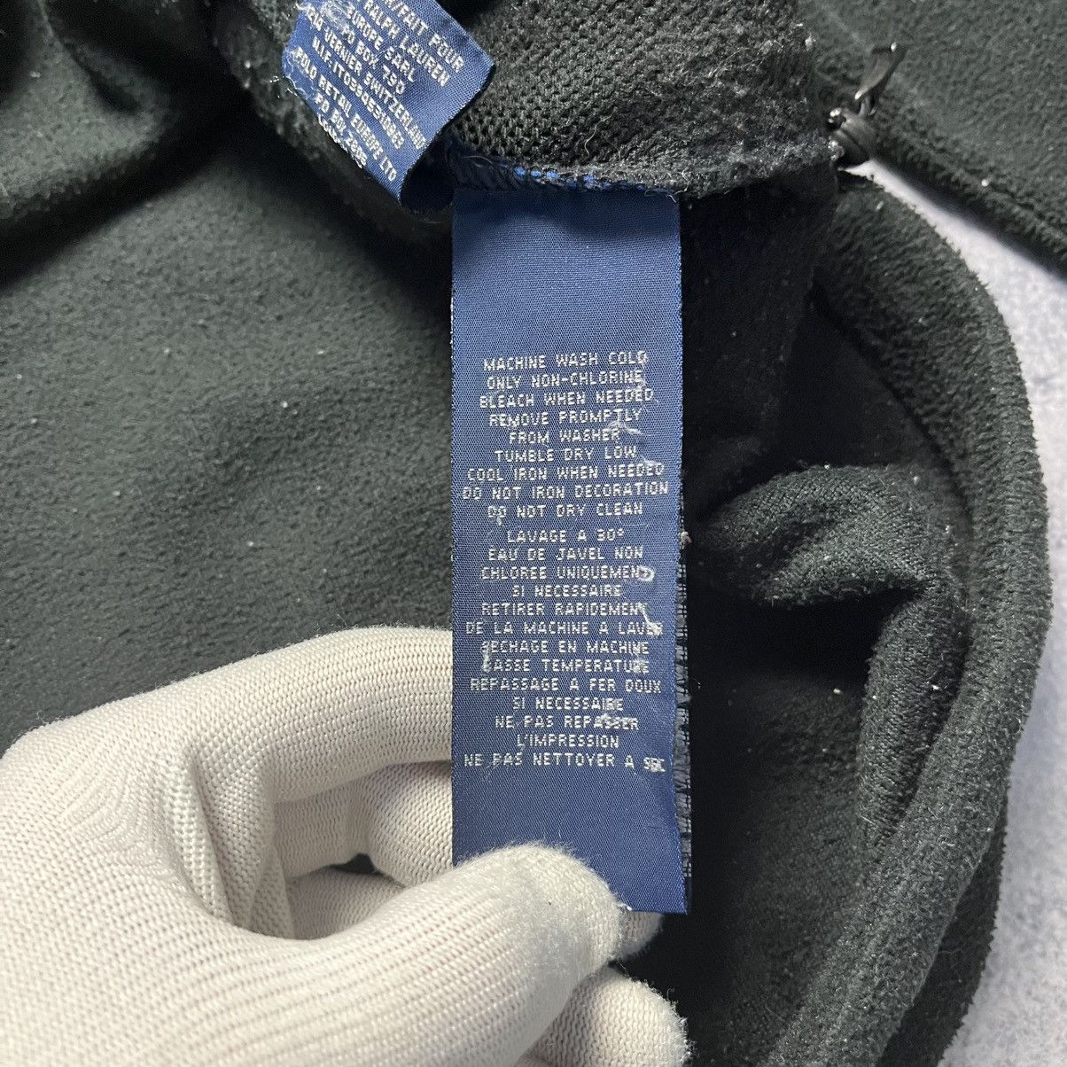 Polo Ralph Lauren Vintage Polo Golf Ralph Lauren Black 1/3 Zip Fleece Y2K Size US M / EU 48-50 / 2 - 13 Thumbnail