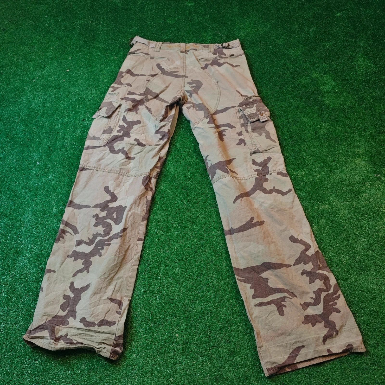 Scotch & Soda Scotch & Soda Cargo Pants Mens 32 straight utility camo Size US 32 / EU 48 - 2 Thumbnail