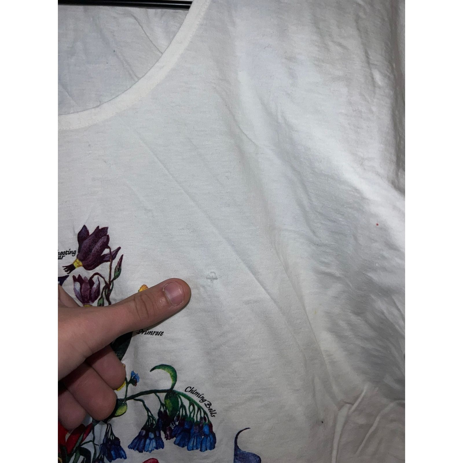 Vintage Vintage Womens Rocky Mountain Wildflowers Shirt Tee 44 Large Size L / US 10 / IT 46 - 5 Thumbnail