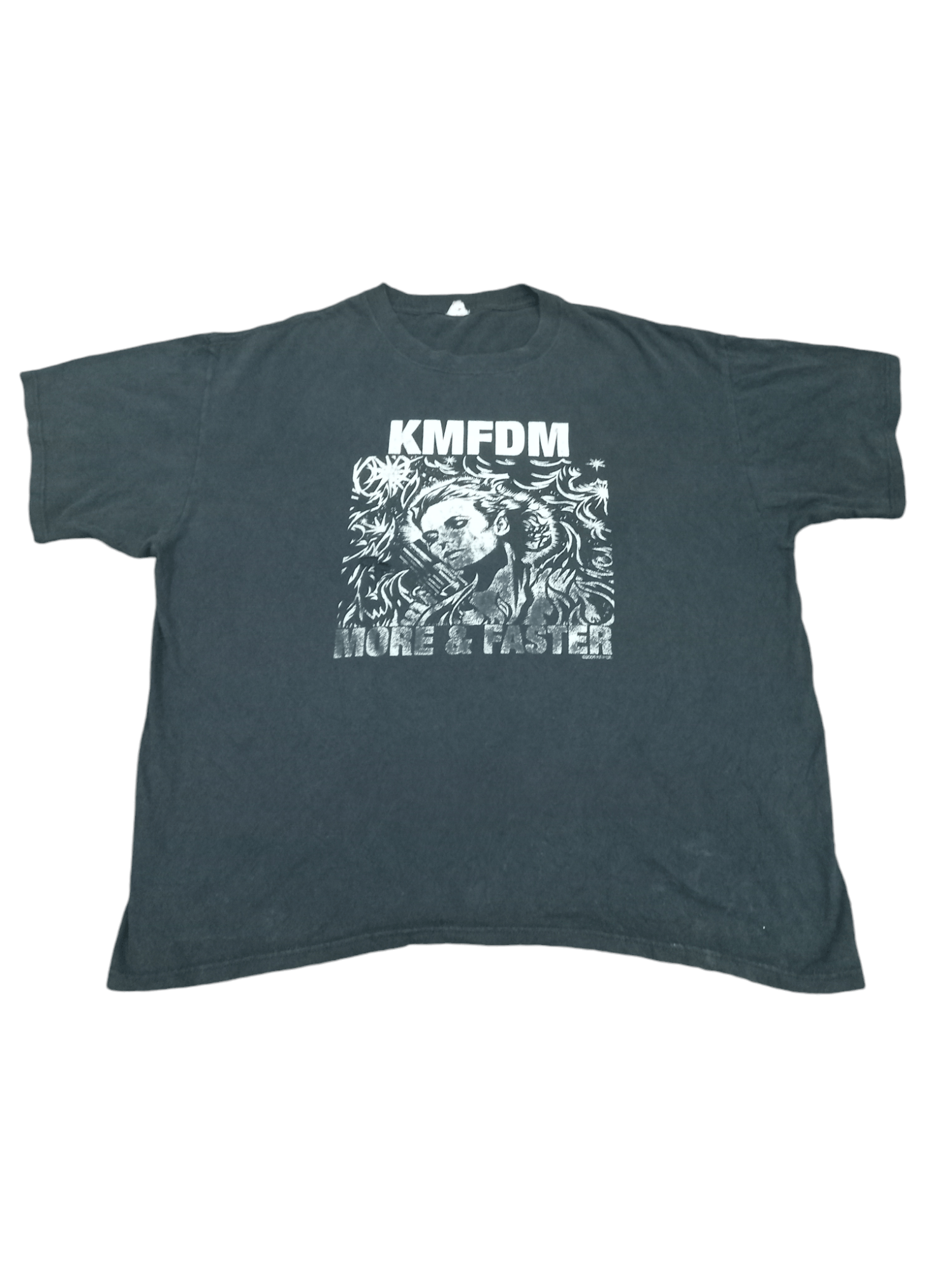 Band Tees × Vintage Vintage Kmfdm Rip The System Size US XL / EU 56 / 4 - 1 Thumbnail