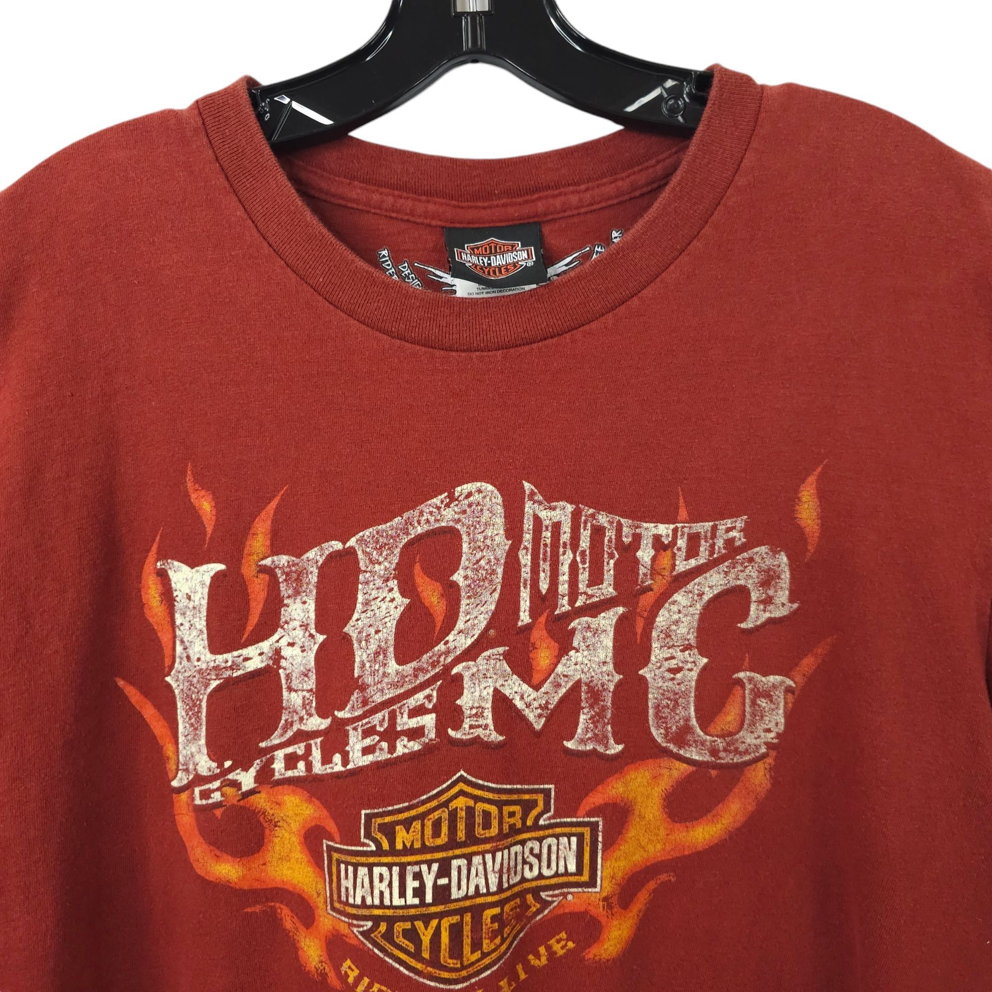 Harley Davidson Harley Davidson T Shirt Mens L Double Sided Ride To Live Size US L / EU 52-54 / 3 - 10 Thumbnail