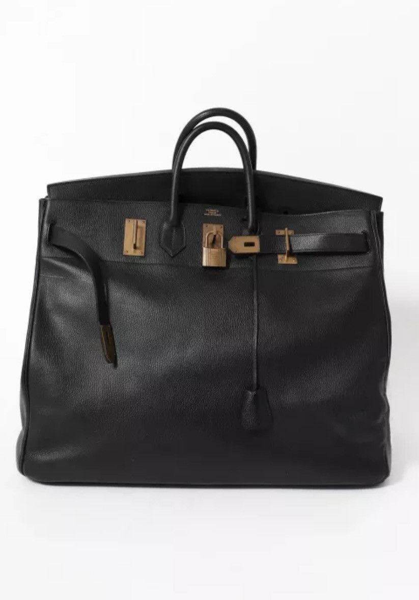 Hermes Black Togo Hermès Birkin Haut à Courroies 55 Size ONE SIZE - 3 Thumbnail