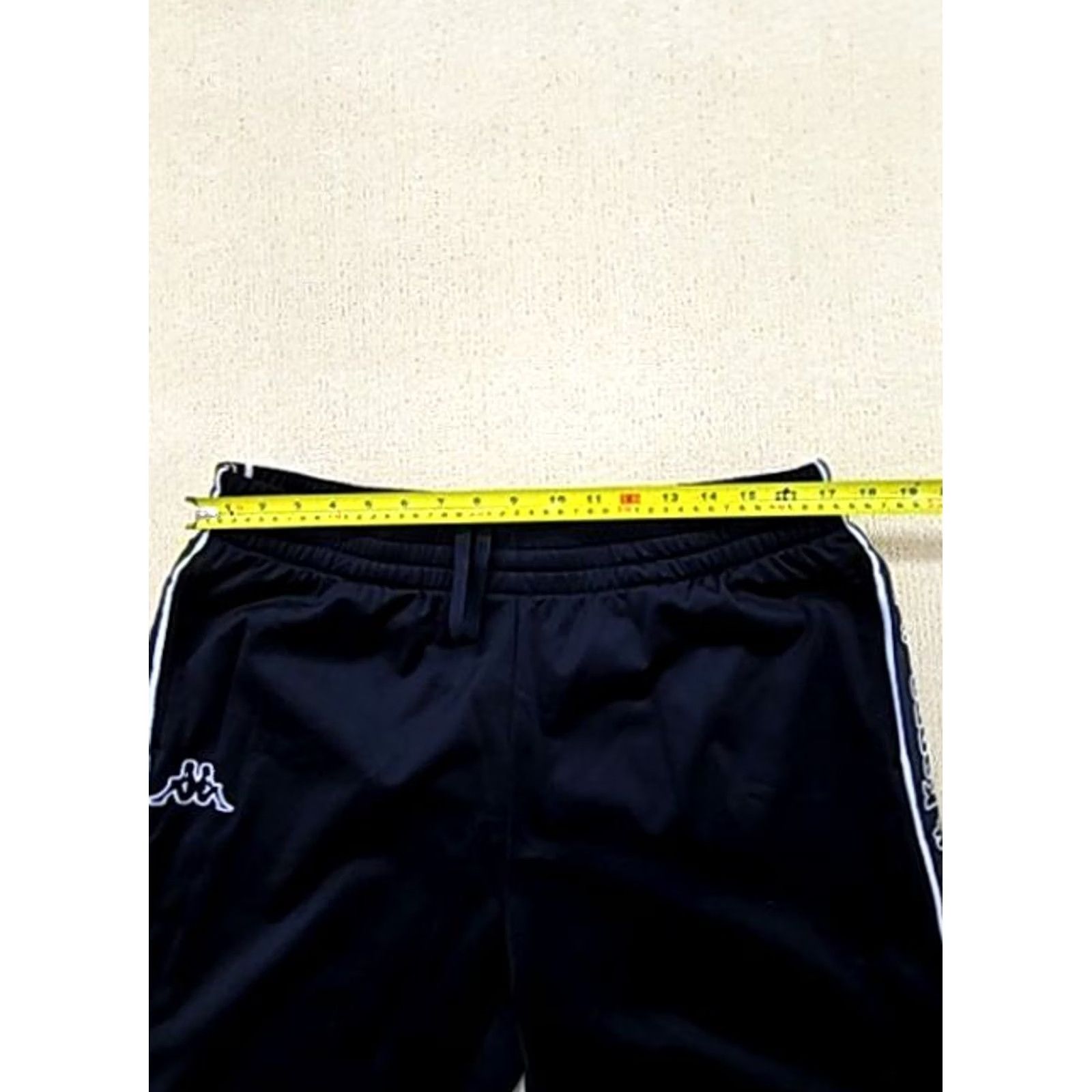 Kappa Kappa Track Pants XXL Black 100% Polyester Men’s Regular Drawstring Tapered Size US 39 - 5 Thumbnail