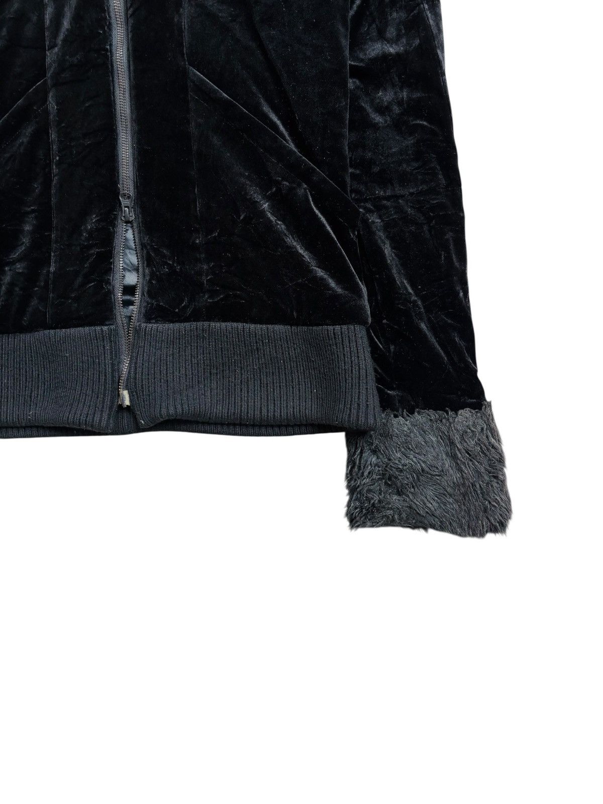 Obelisk Archive Obelisk - Vanta Black Velour Jacket Size US M / EU 48-50 / 2 - 5 Thumbnail
