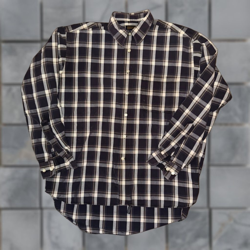 Coach Coach Men’s Button-Up Shirt Long Sleeve Plaid Gray M Regular Size Medium Size US M / EU 48-50 / 2 - 1 Thumbnail