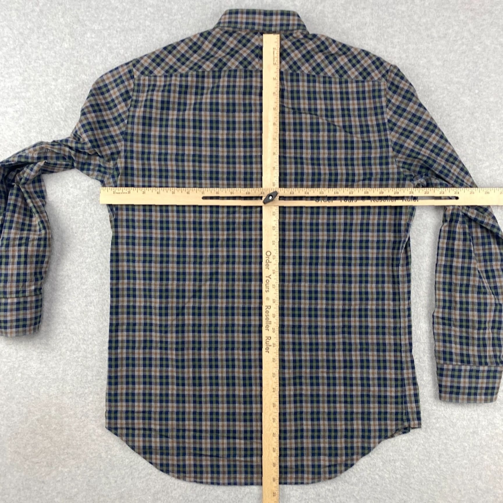 Billy Reid Billy Reid Shirt Mens Medium Gingham Plaid Long Sleeve Button Up 100% Cottton Size US M / EU 48-50 / 2 - 4 Thumbnail