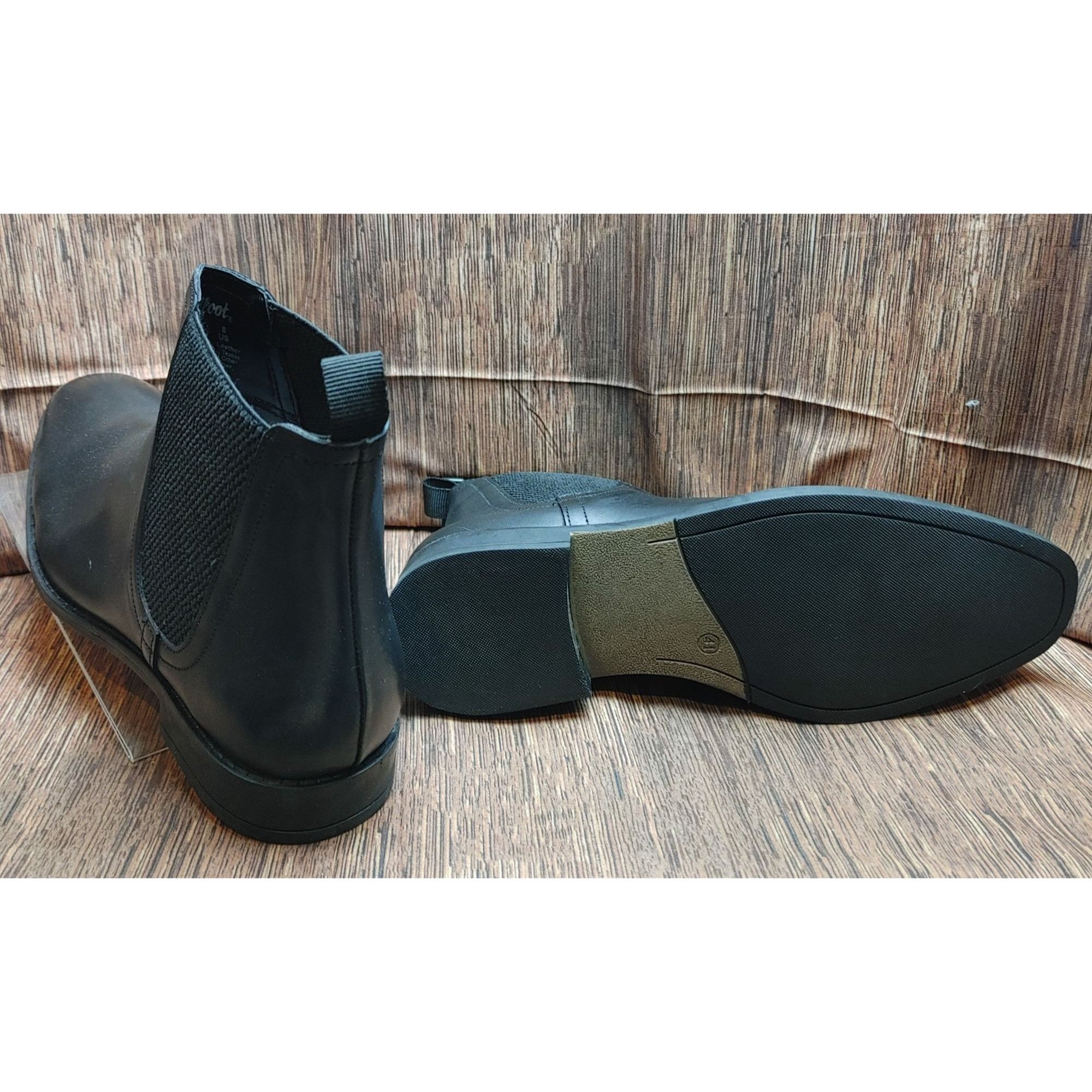 Other Redfoot Leather Square Toe Black Chelsea Boot Men's Size 8 Size US 8 / EU 41 - 2 Thumbnail