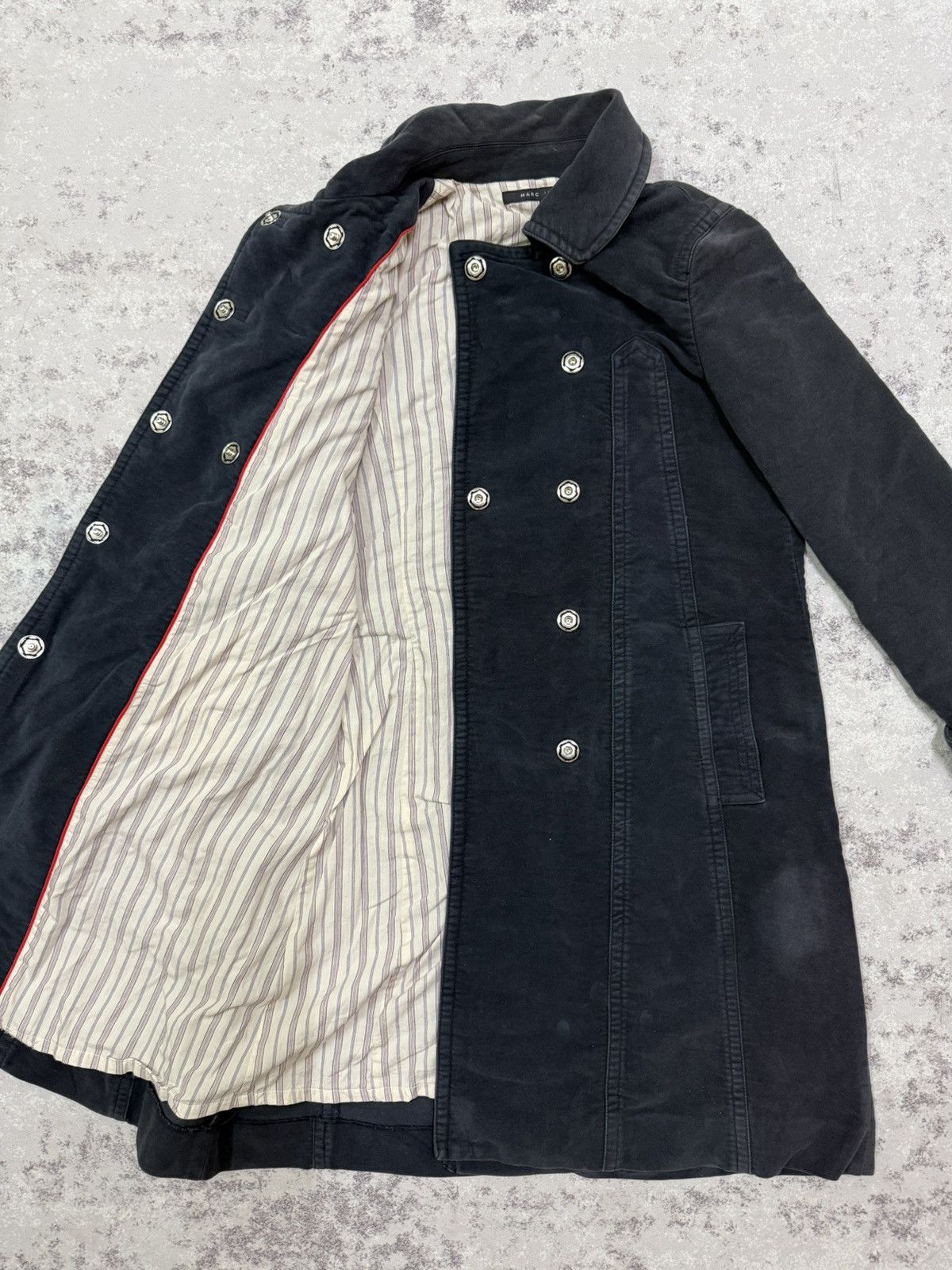 Marc Jacobs Vintage Marc Jacobs Double Breasted Long Coat Jacket Size S / US 4 / IT 40 - 8 Thumbnail
