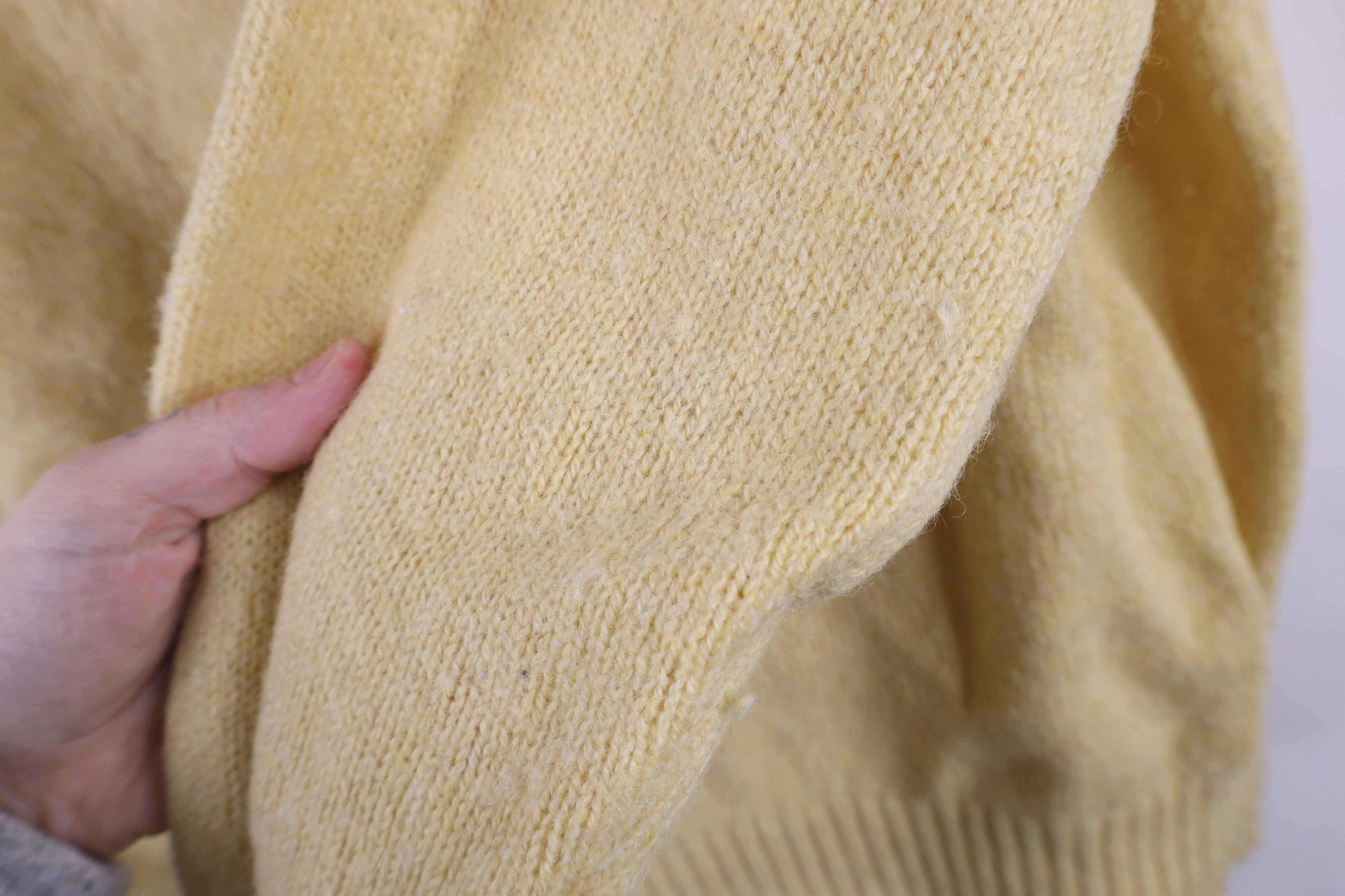 Vintage Vintage 70s Streetwear Blank Wool Blend Knit Sweater USA Size US L / EU 52-54 / 3 - 7 Thumbnail