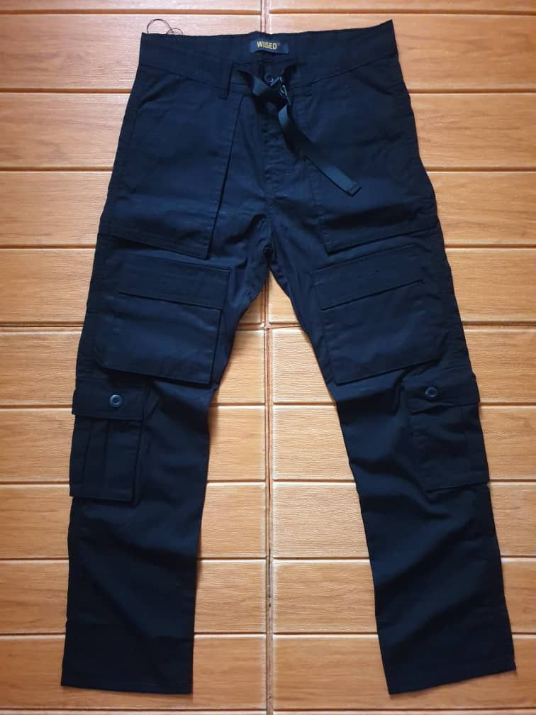 Japanese Brand Wised multipocket black colour trousers cargo pant Size US 30 / EU 46 - 1 Thumbnail