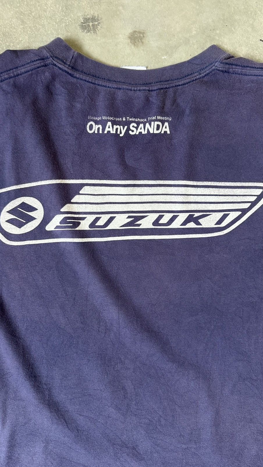 Vintage VINTAGE SUZUKI MOTORCROSS MEETING TEE Size US XL / EU 56 / 4 - 6 Thumbnail