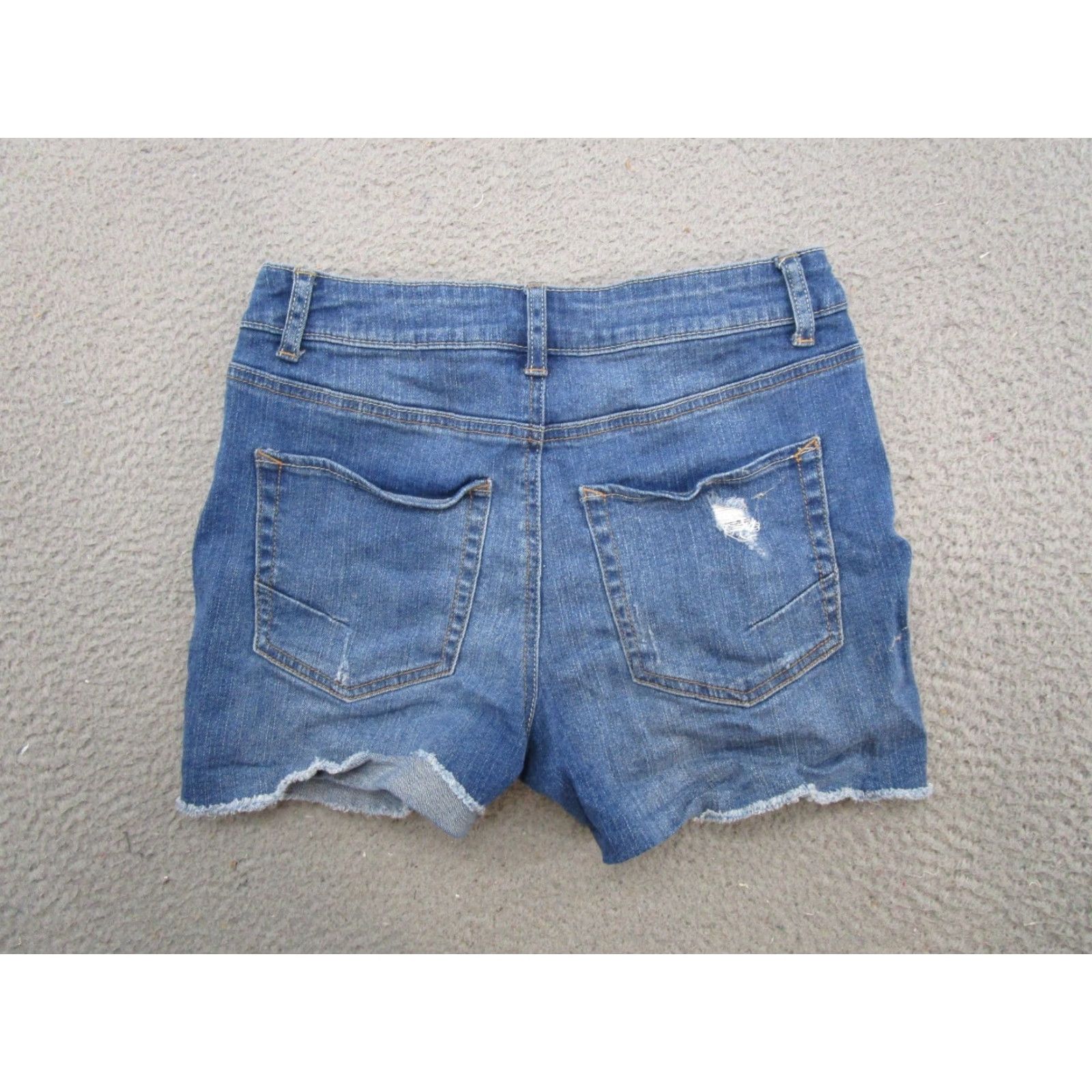 Vintage Maurice’s Button Fly Stretch Den​im Jeans Shorts Women's Size 4 Denim 5-Pocket Design Summer Women Modern High Rise Casual Size 27" / US 4 / IT 40 - 7 Thumbnail