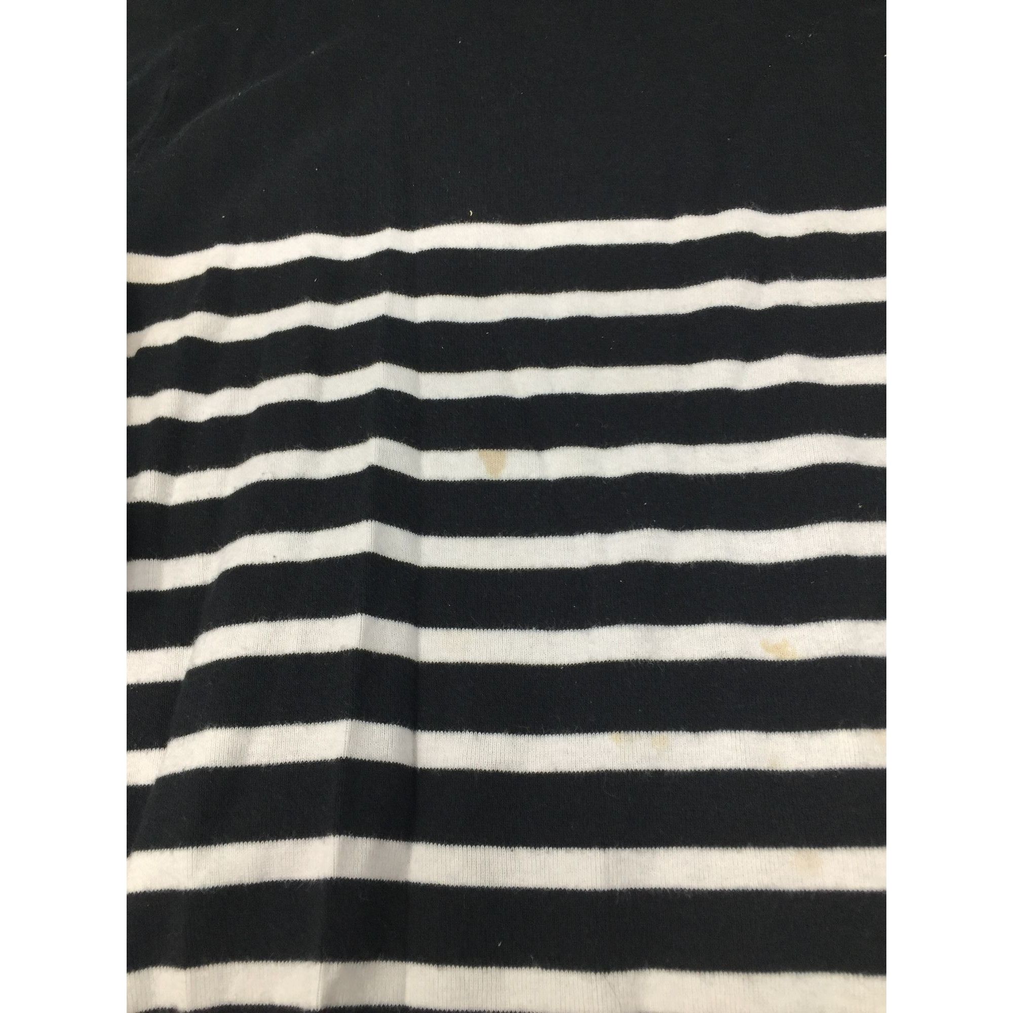 Charter Club Charter Club Woman Size 3X Black/White Striped Long Sleeve S Size 3XL / US 20-22 - 3 Thumbnail