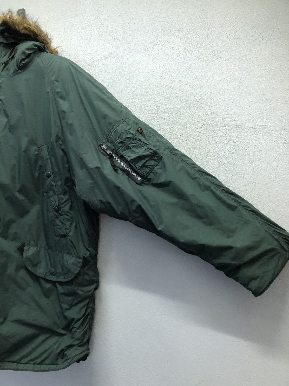 Alpha Industries × Vintage Alpha Industries N-3B Cold Weather Parka Jacket XL Military Size US XL / EU 56 / 4 - 5 Thumbnail
