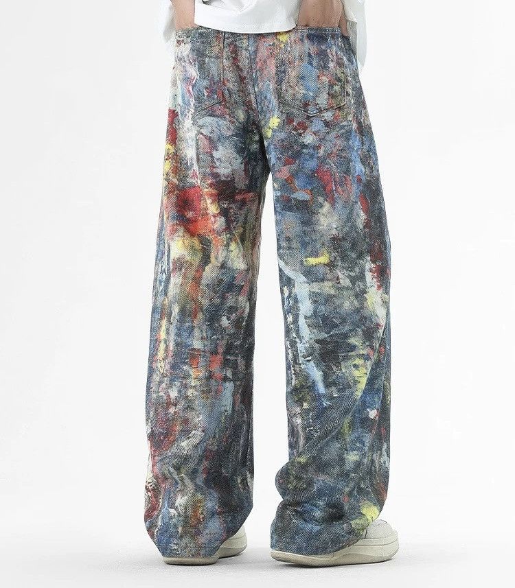 Other Graffiti Oil-Painting Style Denim Size US 32 / EU 48 - 9 Thumbnail