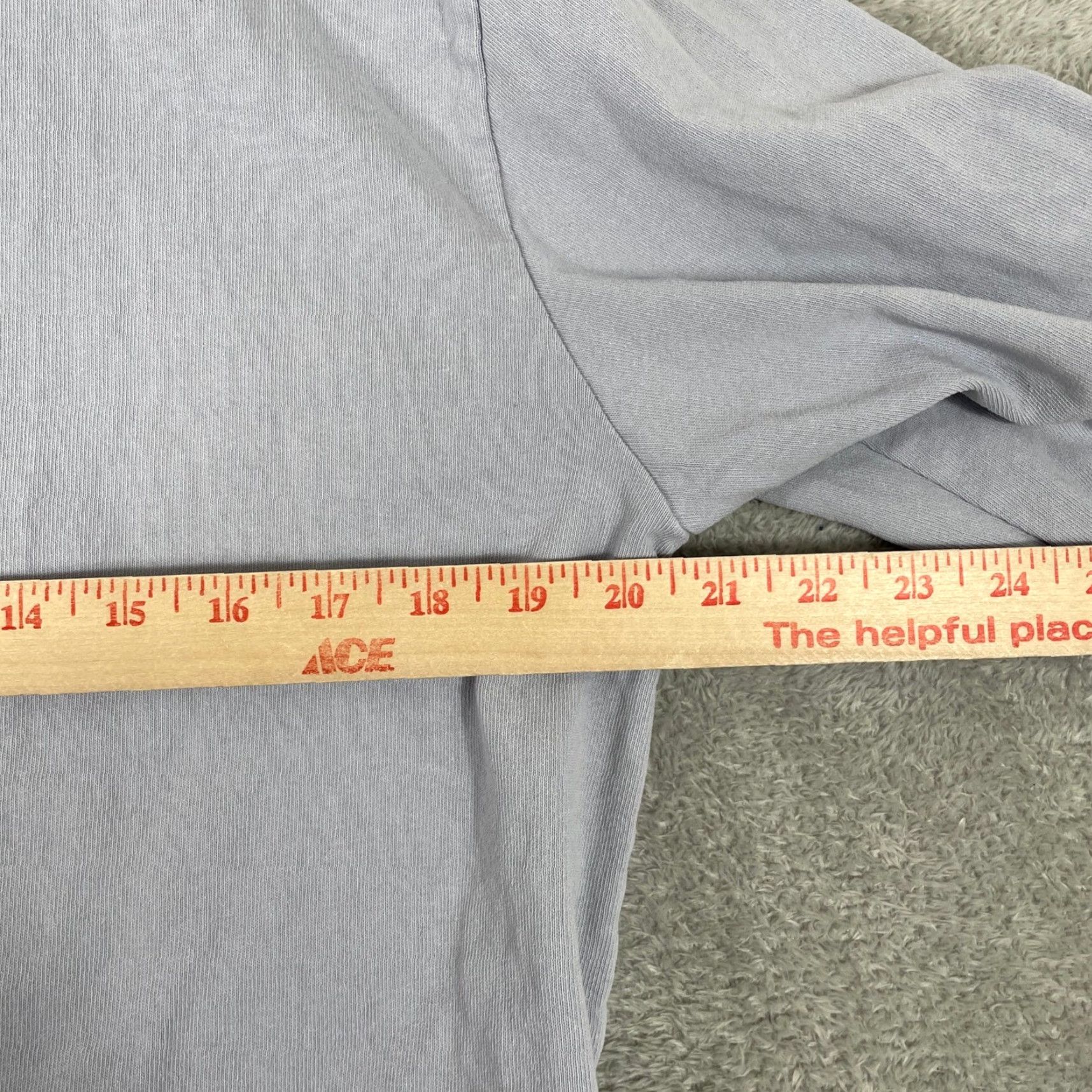 Vintage VINTAGE John Galt Brandy Melville Sweatshirt Womens One Size Blue Yosemite Bear Cropped Size ONE SIZE - 7 Thumbnail
