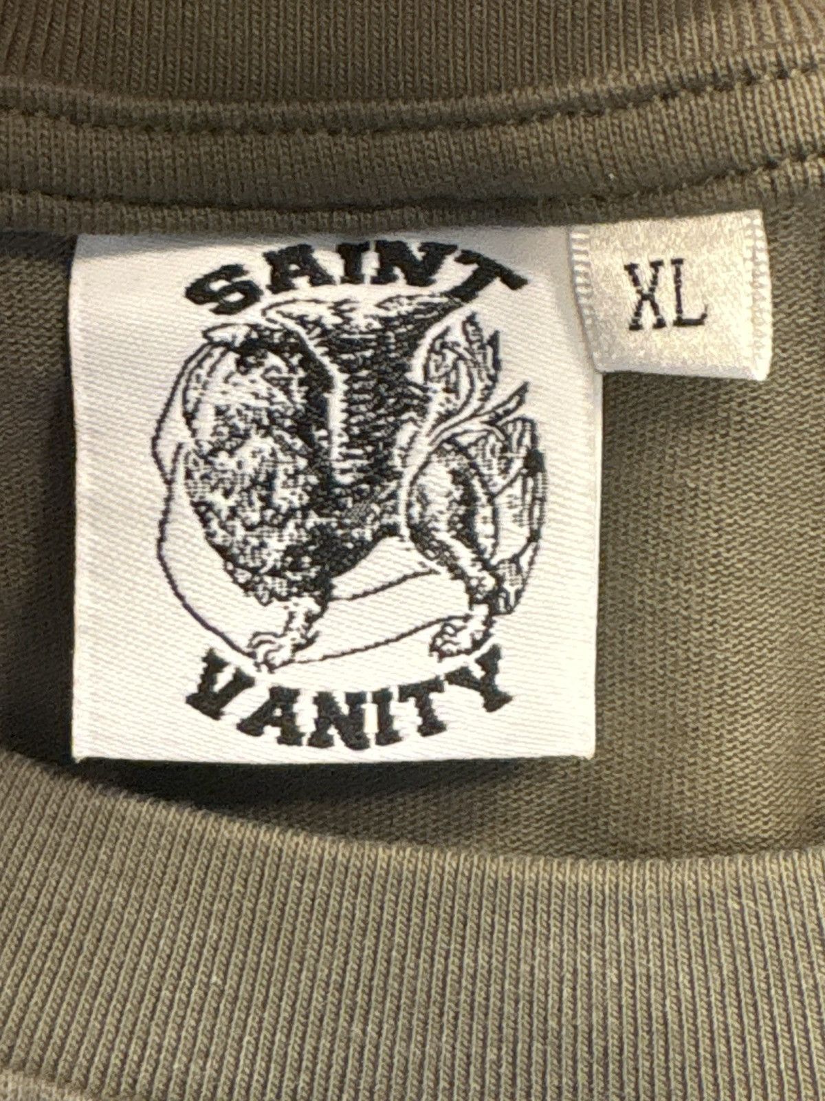 Saint Vanity Saint Vanity "Griffin" Olive T-Shirt size XL Size US XL / EU 56 / 4 - 3 Thumbnail