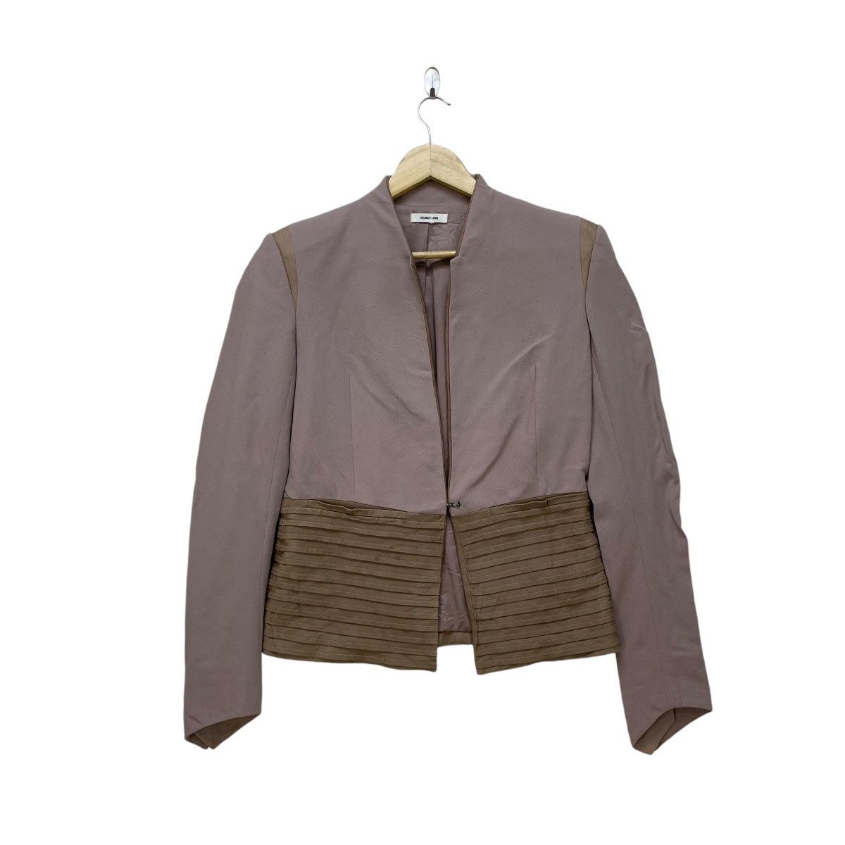 Helmut Lang 💥Designer Helmut Lang Leather Jacket Size M / US 6-8 / IT 42-44 - 1 Thumbnail