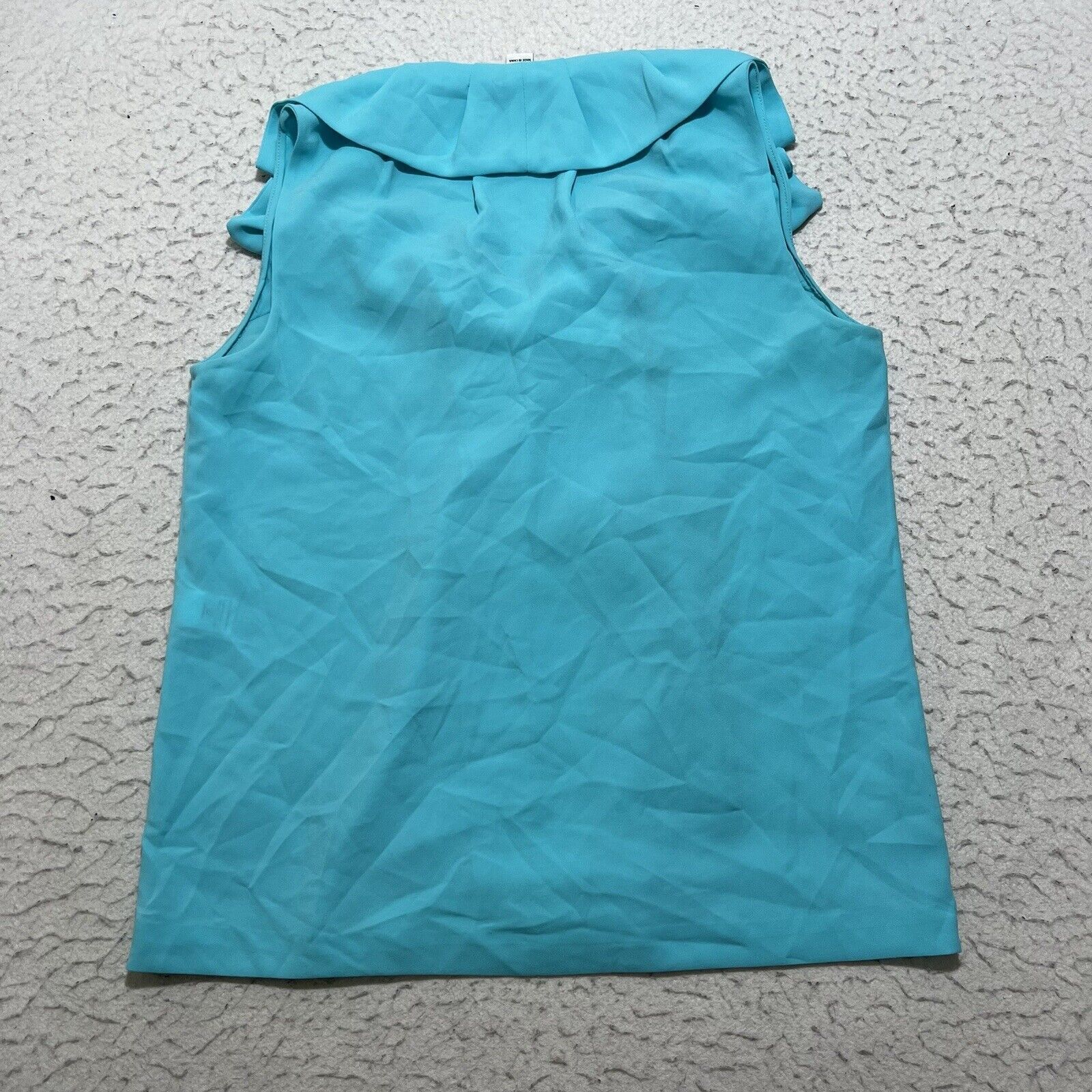 Diane von Furstenberg Diane Von Furstenberg Women's 4 Ruffled Blouse Blue Top Size S / US 4 / IT 40 - 8 Thumbnail